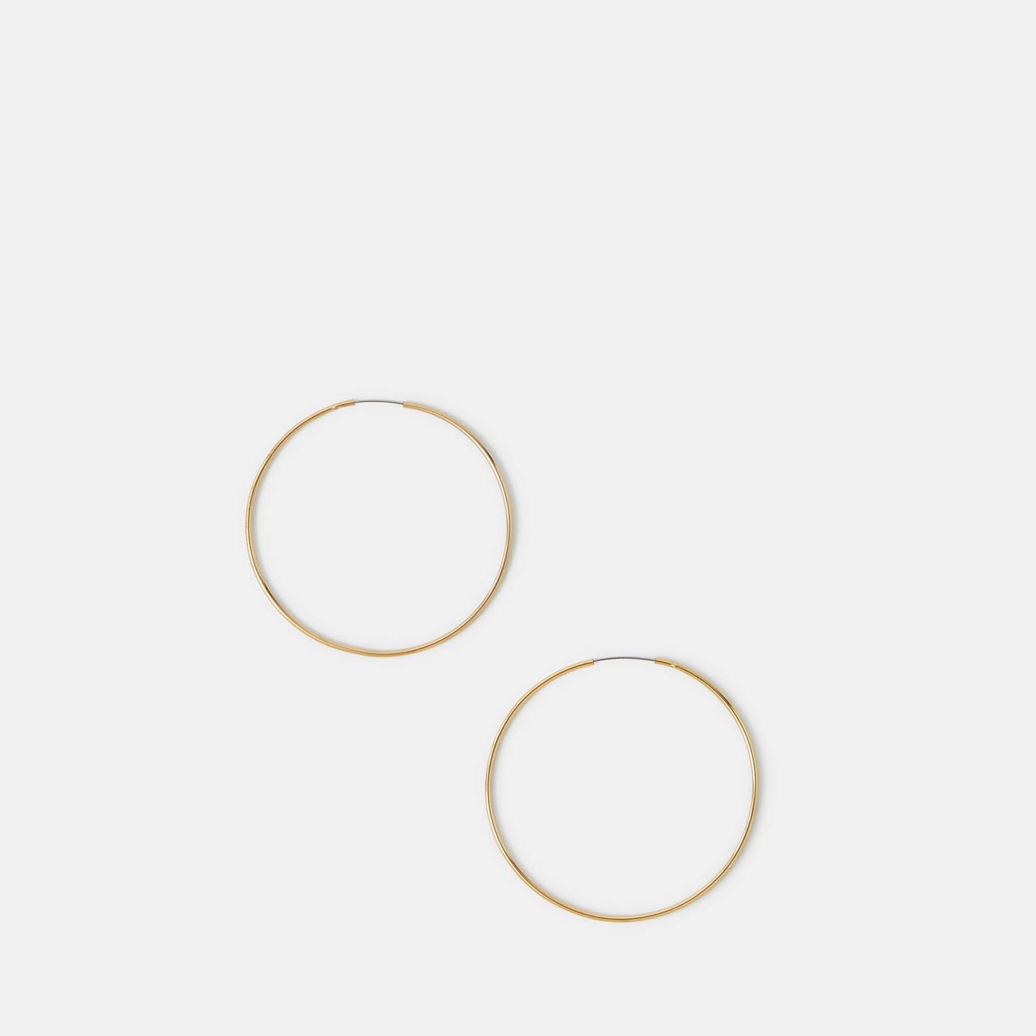 Accessorize Women's 14 Carat Gold Plated Hoop Earrings - Available at M&S