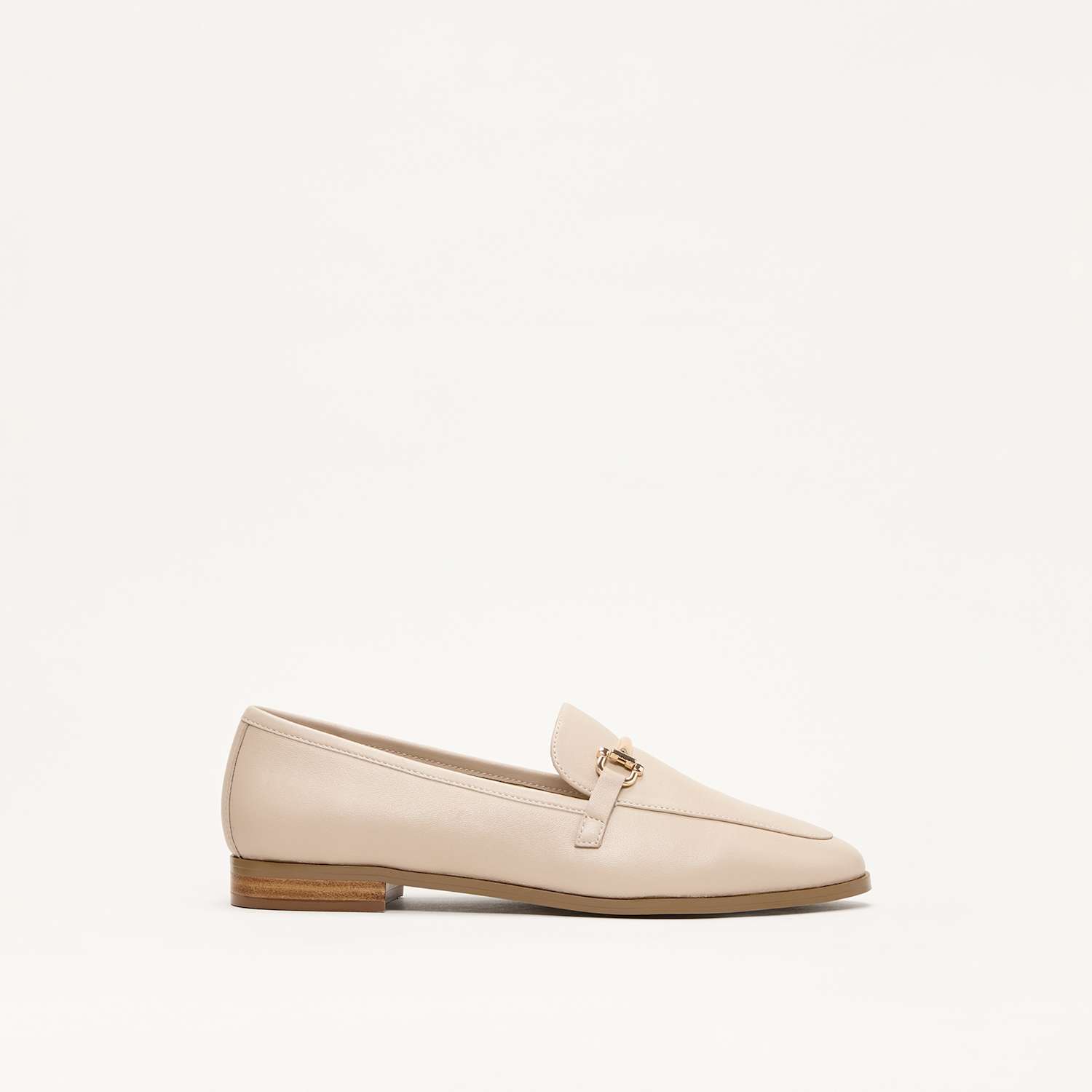 Phase Eight Women's Leather Bar Flat Loafers - 37 - Neutral - Available at M&S