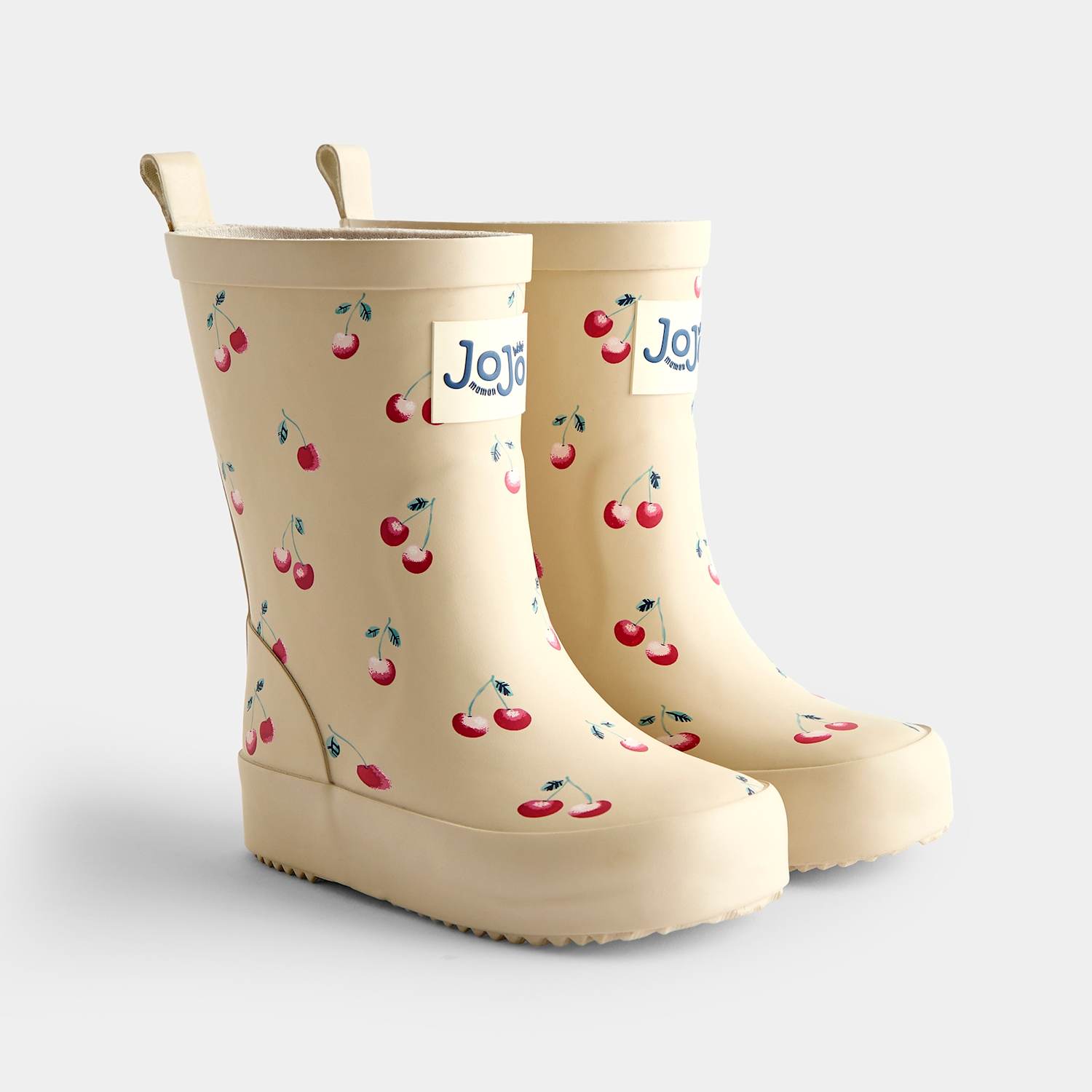 Jojo Maman Bébé Girls Leather Wellies (4 Small-11 Small) - 5 - Stone - Available at M&S