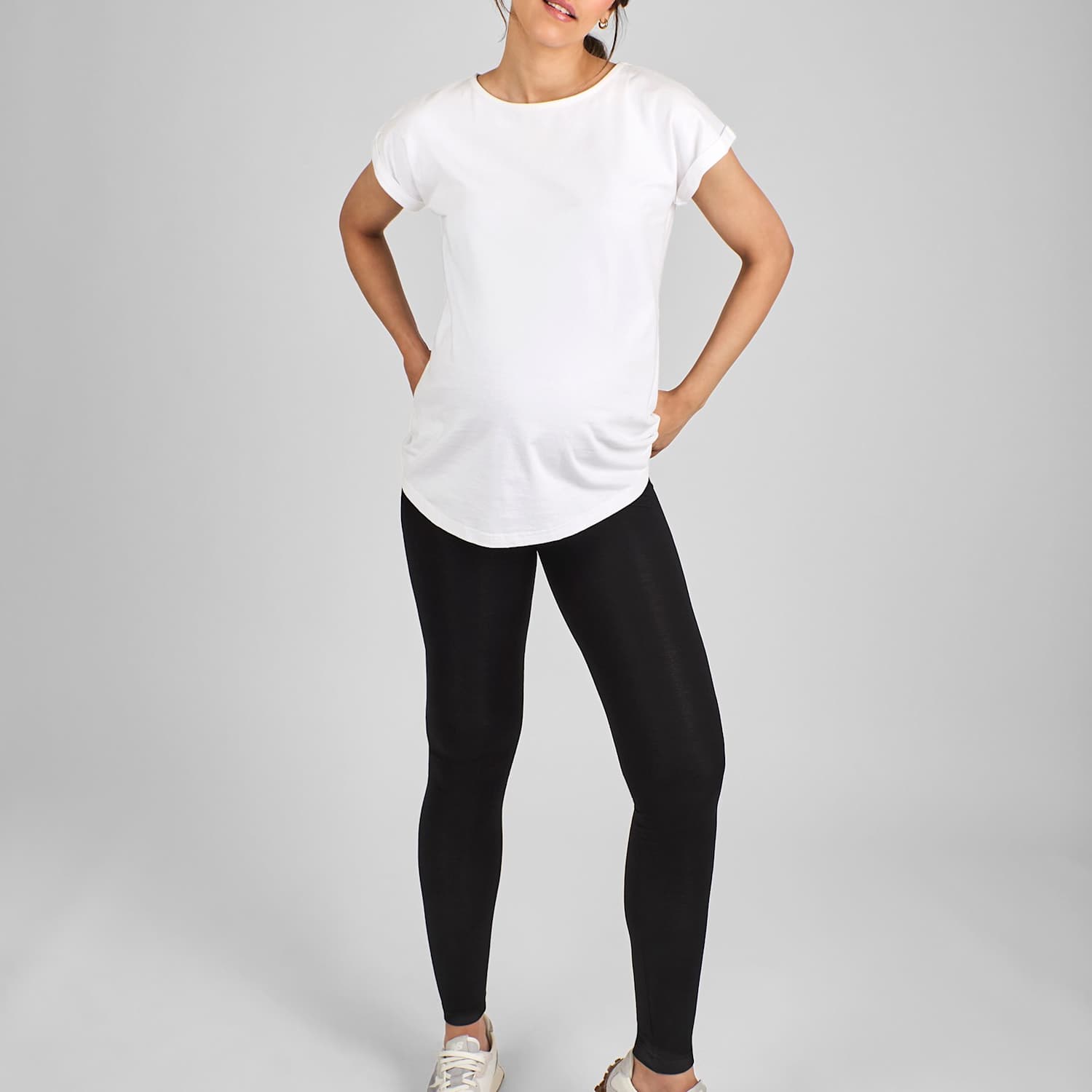 Jojo Maman Bébé Women's Maternity High Waisted Leggings - Large - Black - Available at M&S