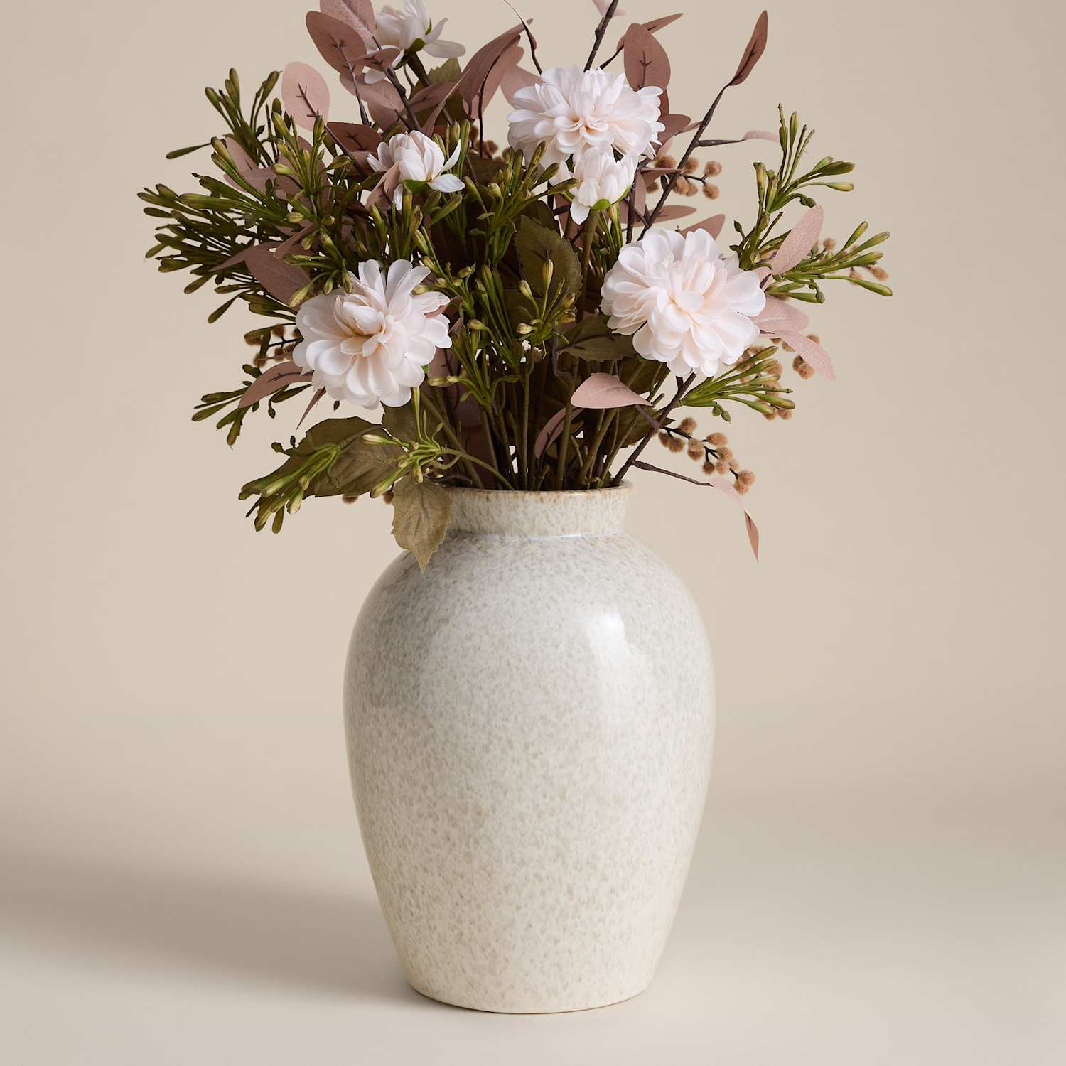 M&S Artificial Large Dahlia Arrangement - Neutral