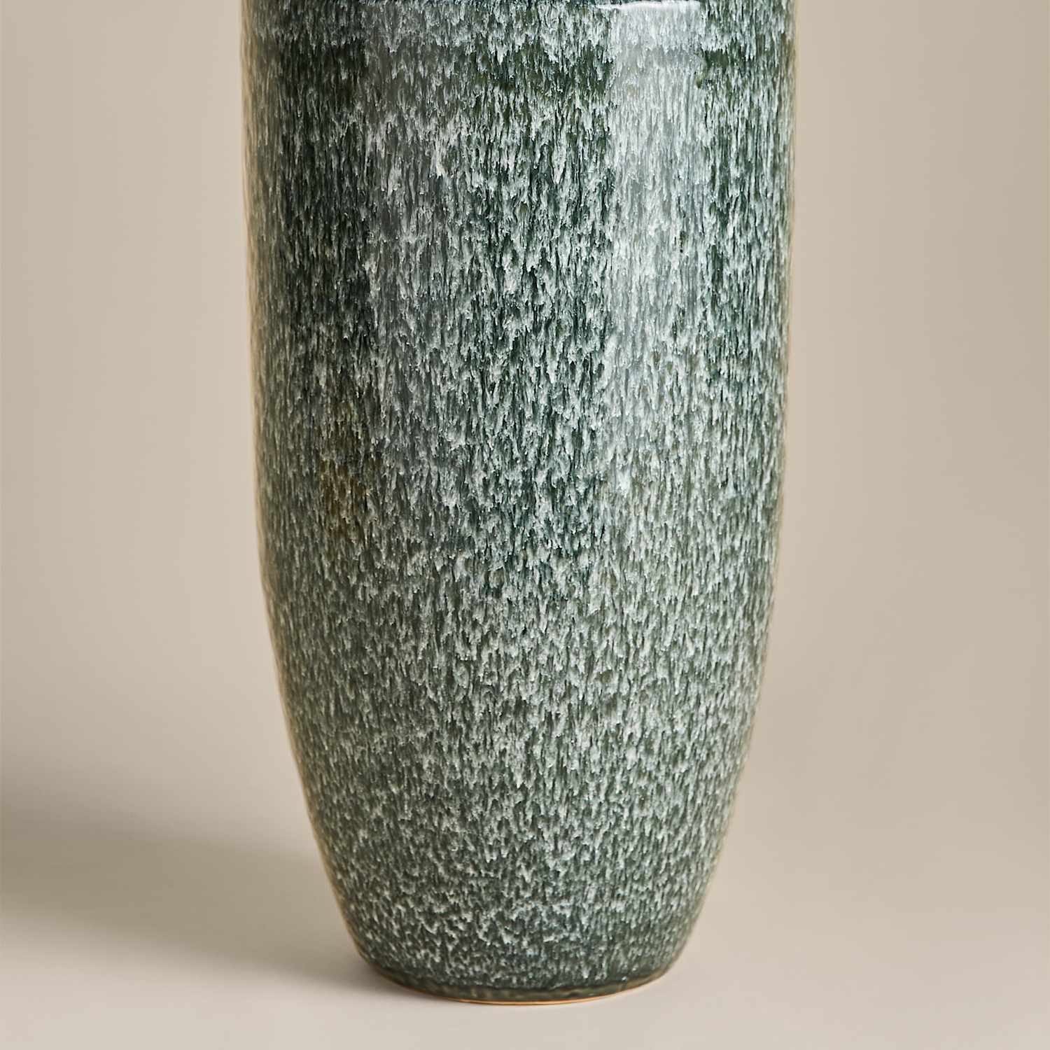 M&S Extra Large Tapered Ceramic Vase - Blue
