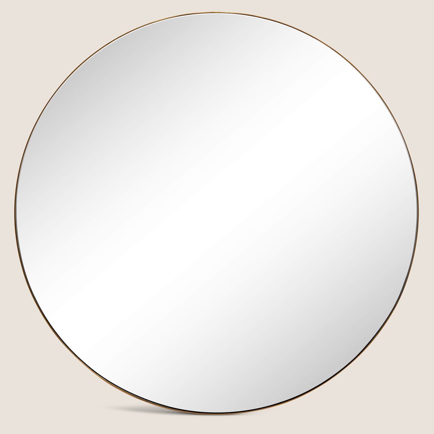 M&S Milan Large Round Mirror - Gold