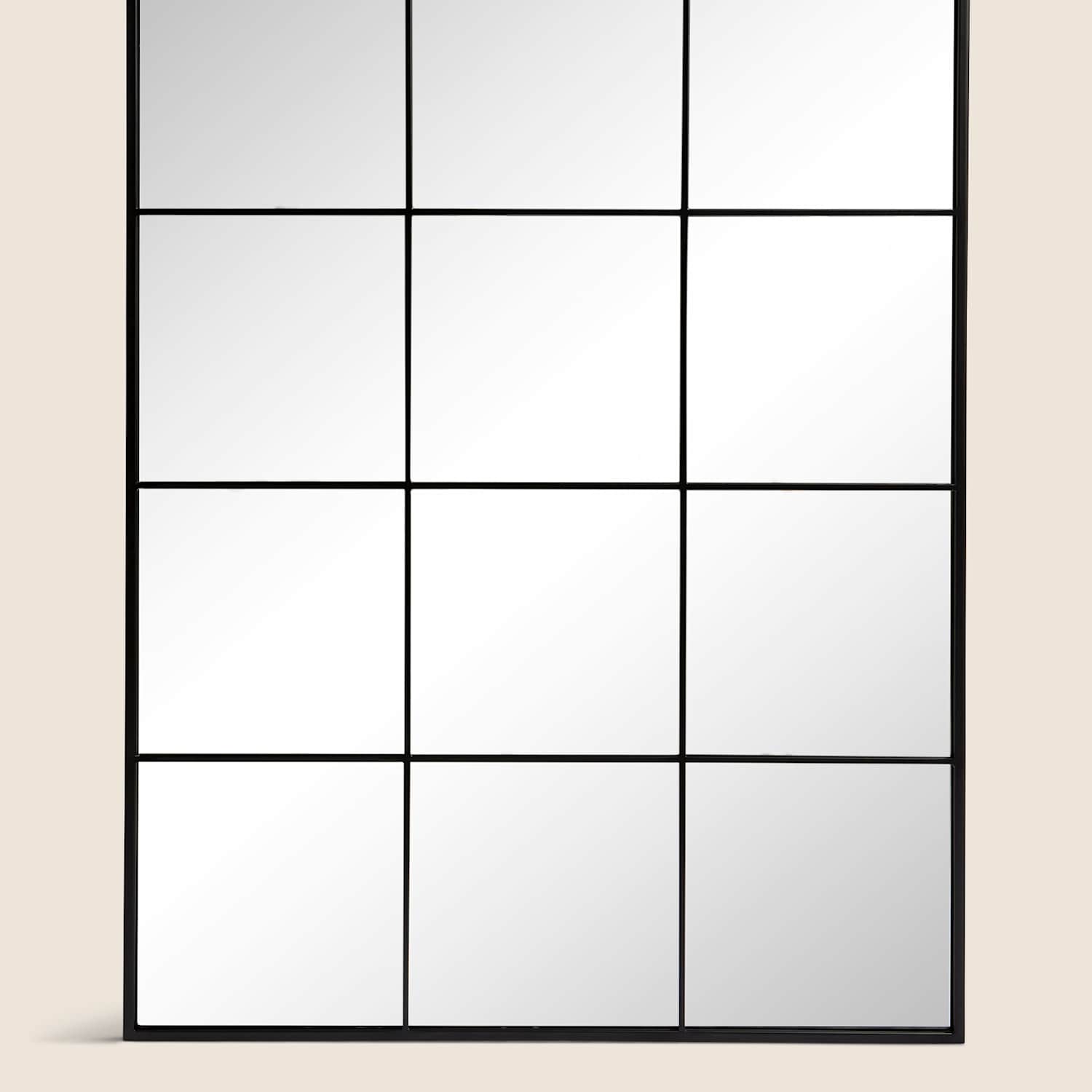 M&S Large Manhattan Mirror - Black Mix