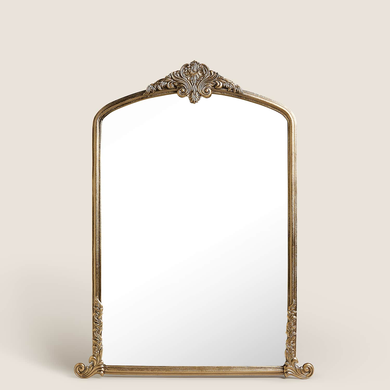 M&S Arabella Large Arch Wall Mirror - Antique Brass