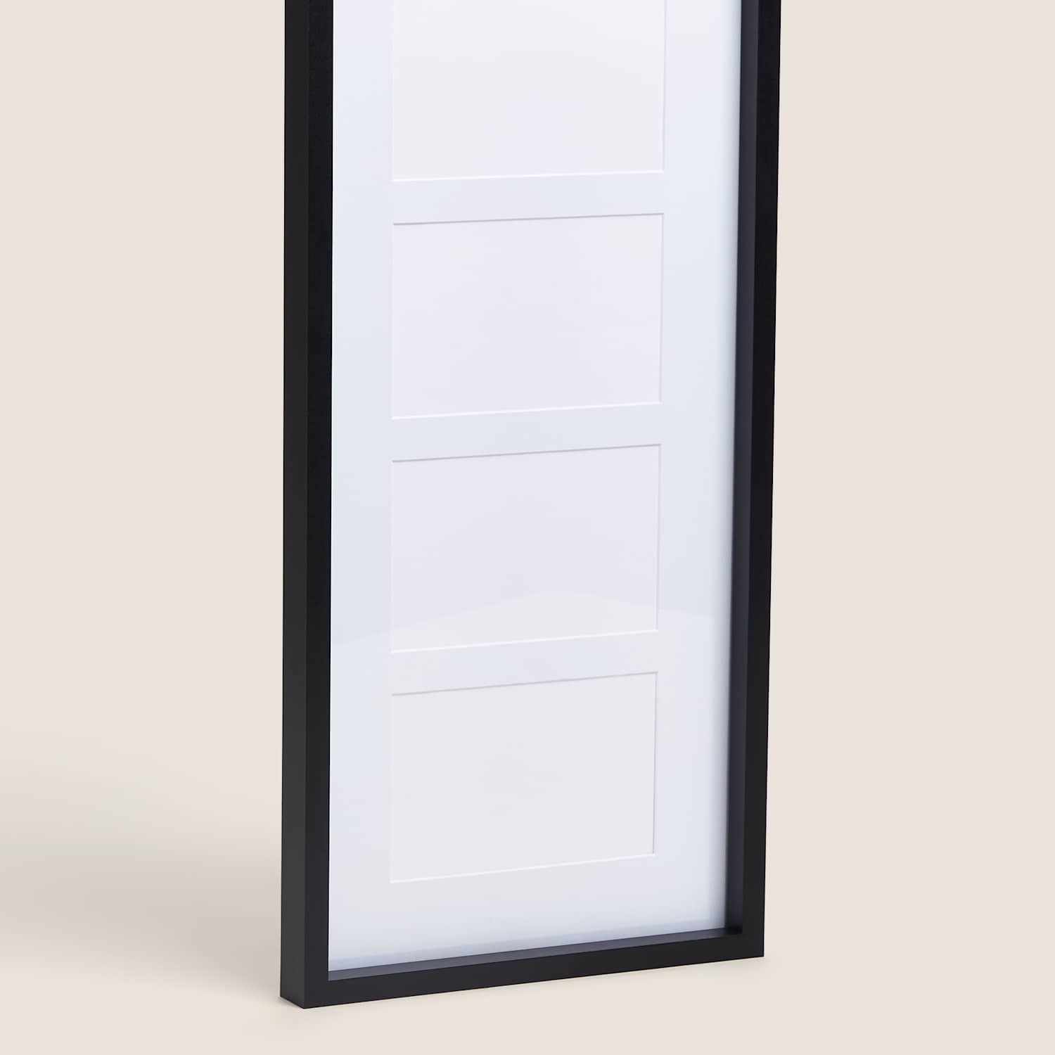 M&S 4 Aperture Photo Frame 6 x 4 inch - Black