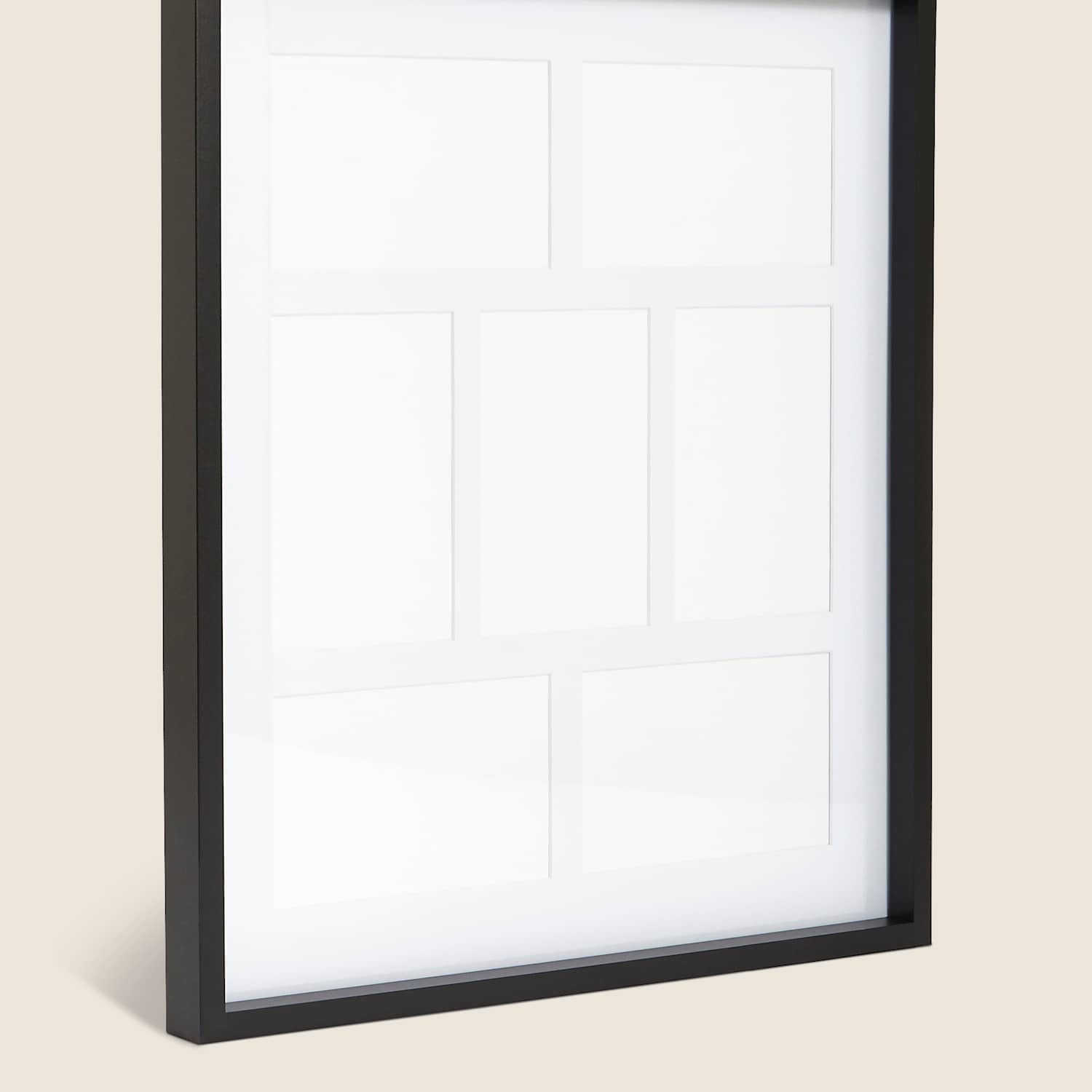 M&S 7 Aperture Photo Frame 4x6 inch - Black