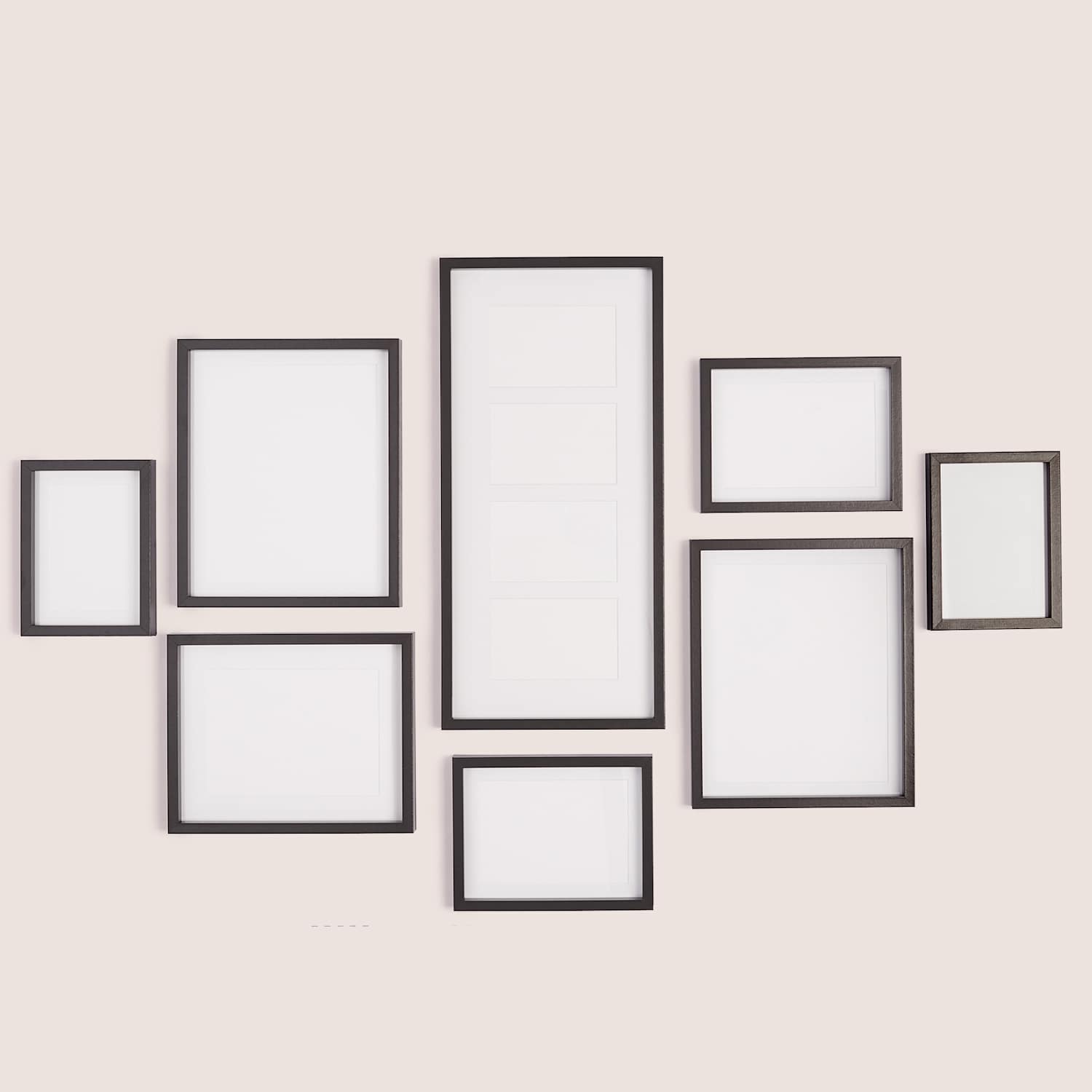 M&S Set of 8 Gallery Frames - Black