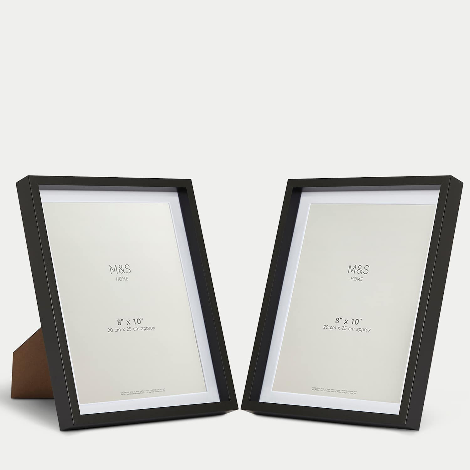 M&S Set of 2 Photo Frames 8x10 Inch - Black