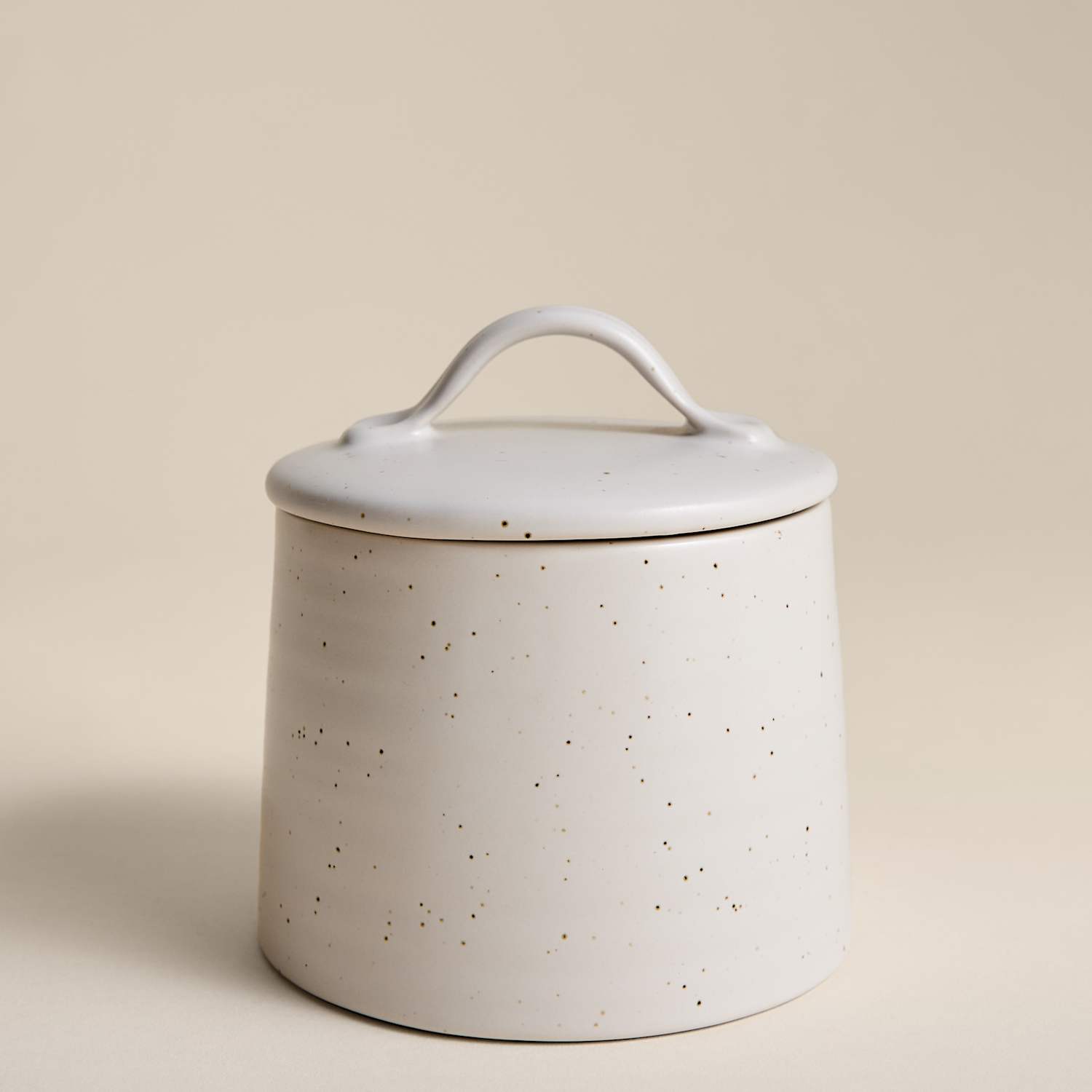 M&S Small Ceramic Storage Jar 430ml - Neutral