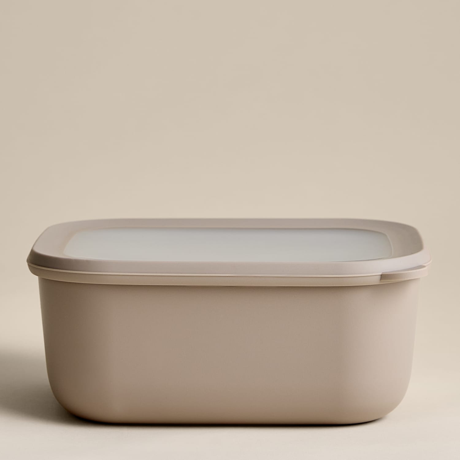 M&S Large Plastic Storage Container - Taupe