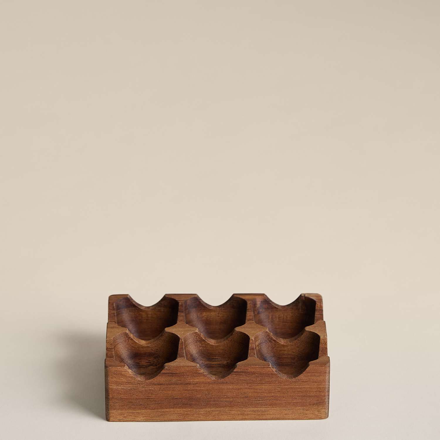 M&S Wooden Egg Holder - Natural