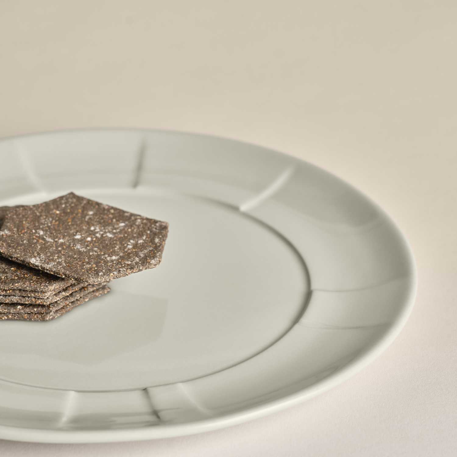 M&S X Kelly Hoppen Textured Side Plate - Taupe