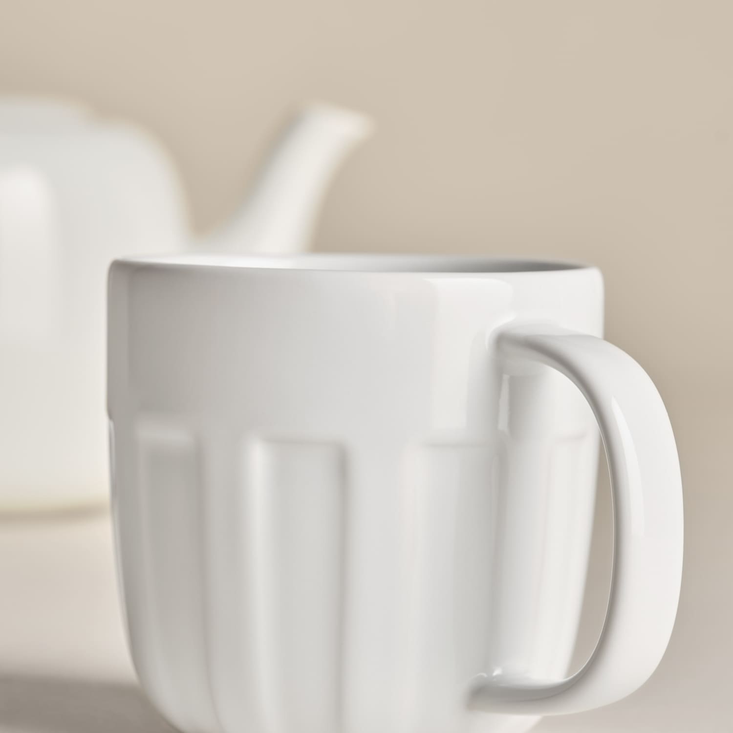 M&S X Kelly Hoppen Textured Mug - White