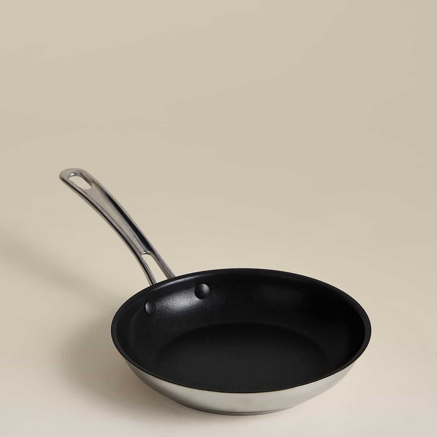 M&S Stainless Steel 20cm Frying Pan - Silver