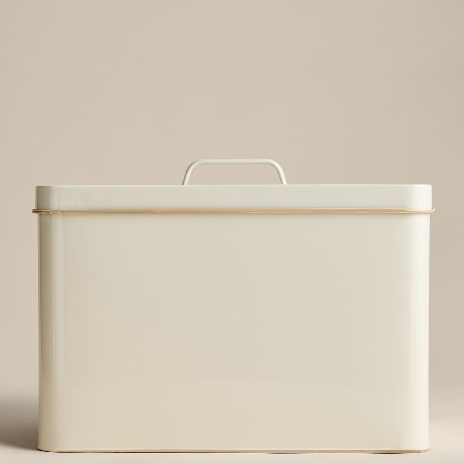 M&S Metal Bread Bin - Natural