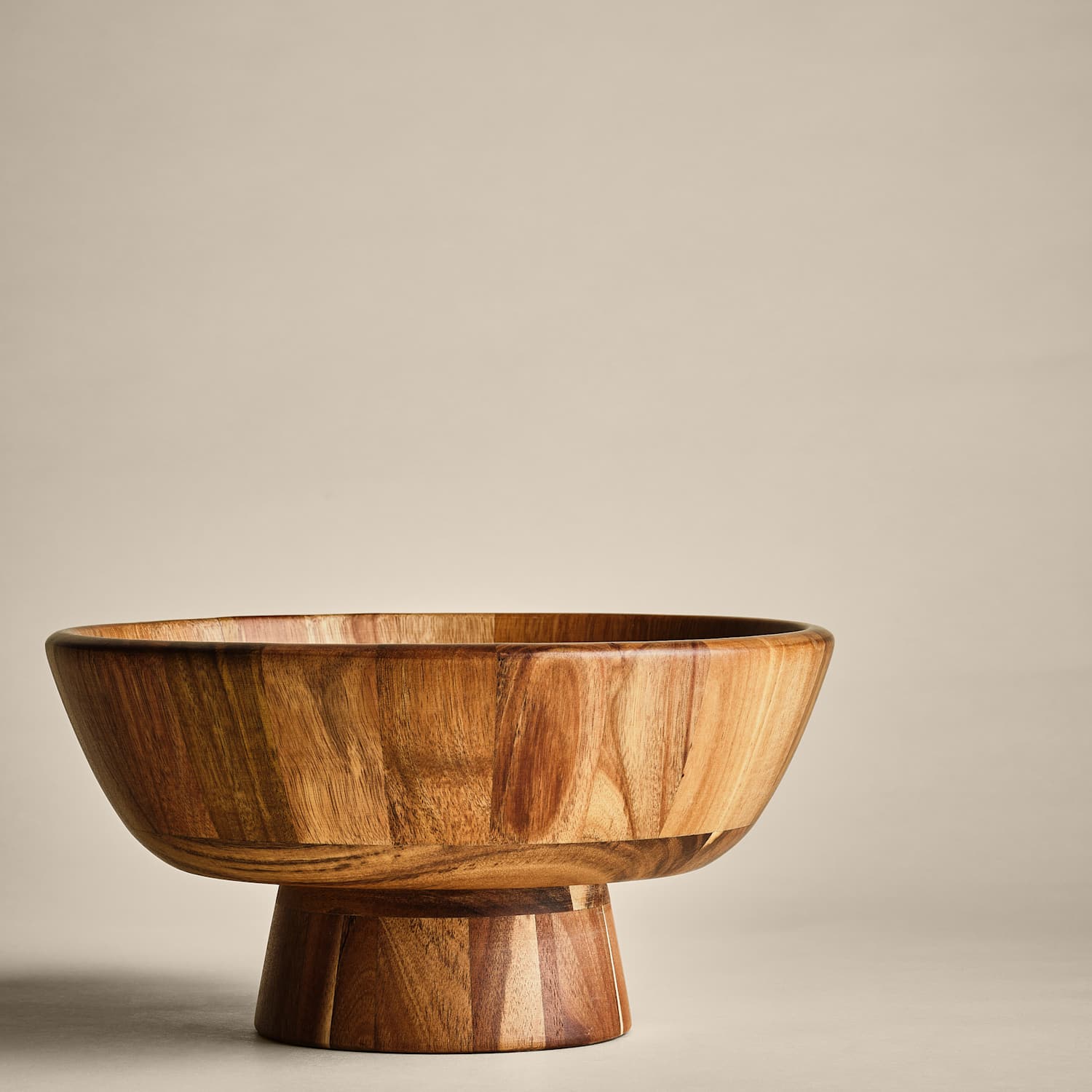 M&S Wooden Serving Bowl - Natural