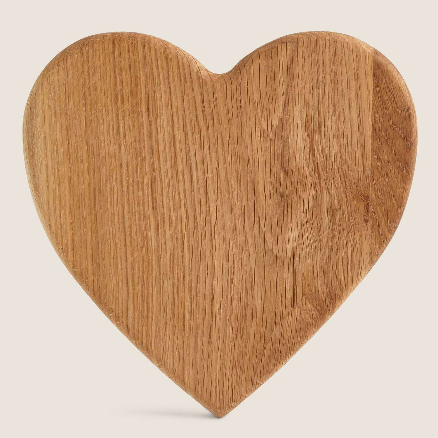 M&S Unisex Heart Wooden Chopping Board - Oak