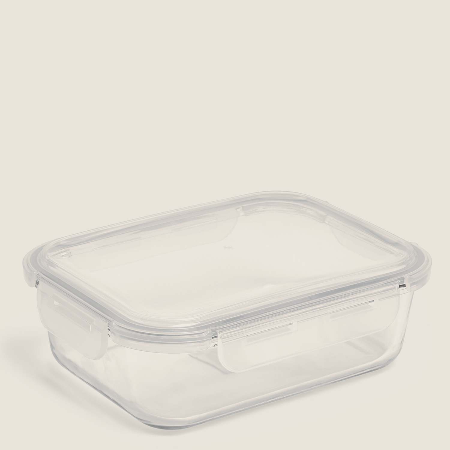 M&S Large Glass Fridge Storage Container - Grey