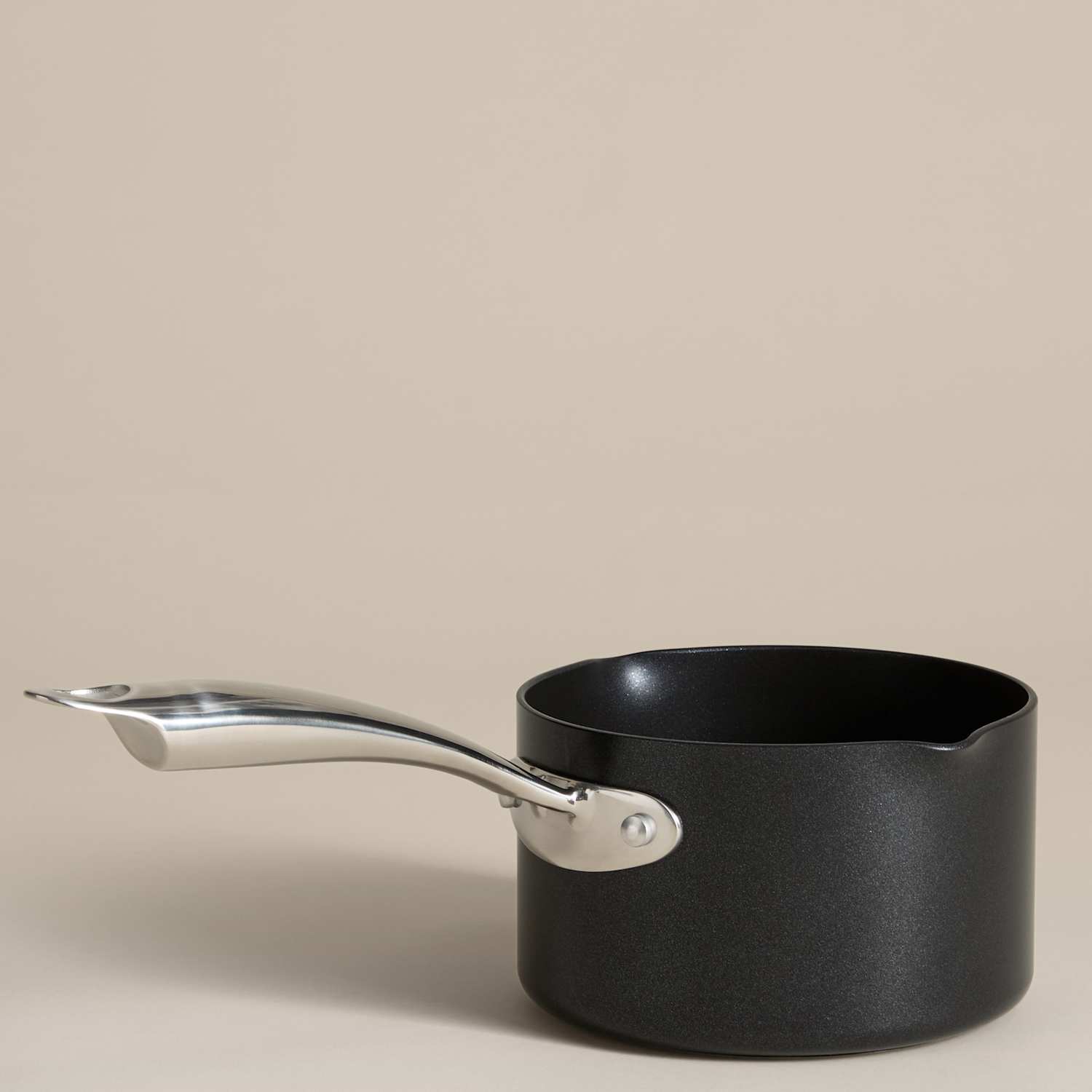 M&S Non-Stick Pro 14cm Milk Pan - Black