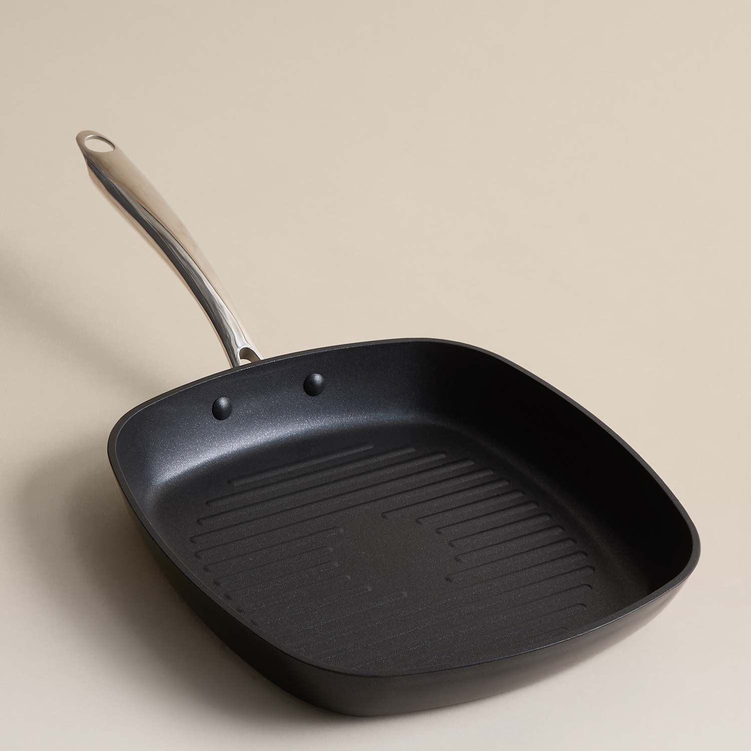 M&S Non-Stick Pro 26cm Griddle Pan - Black