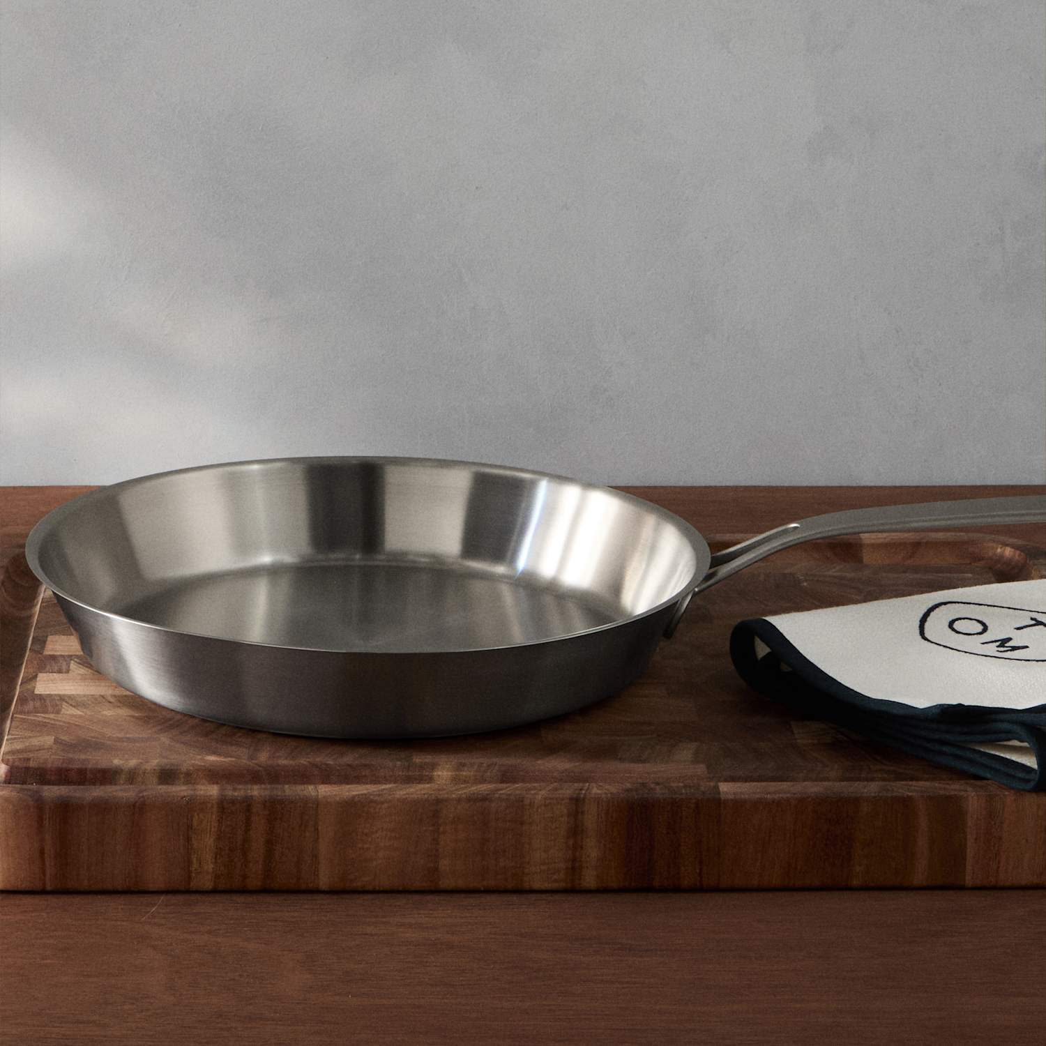 M&S X Tom Kerridge Stainless Steel 28cm Frying Pan - Silver