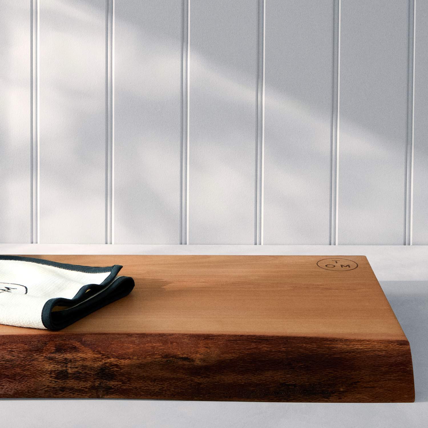 M&S X Tom Kerridge Natural Edge Wooden Chopping Board