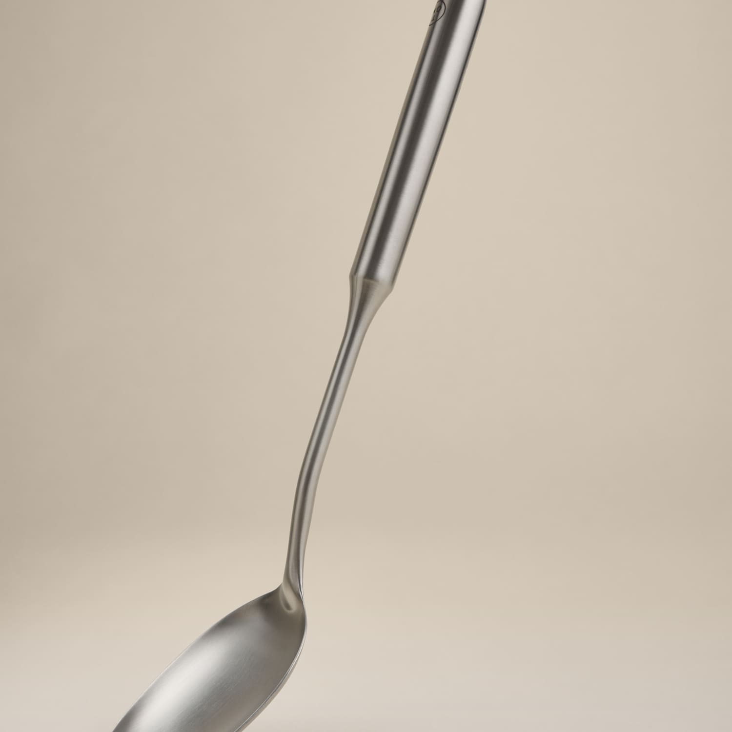 M&S X Tom Kerridge Stainless Steel Solid Spoon - Silver Mix