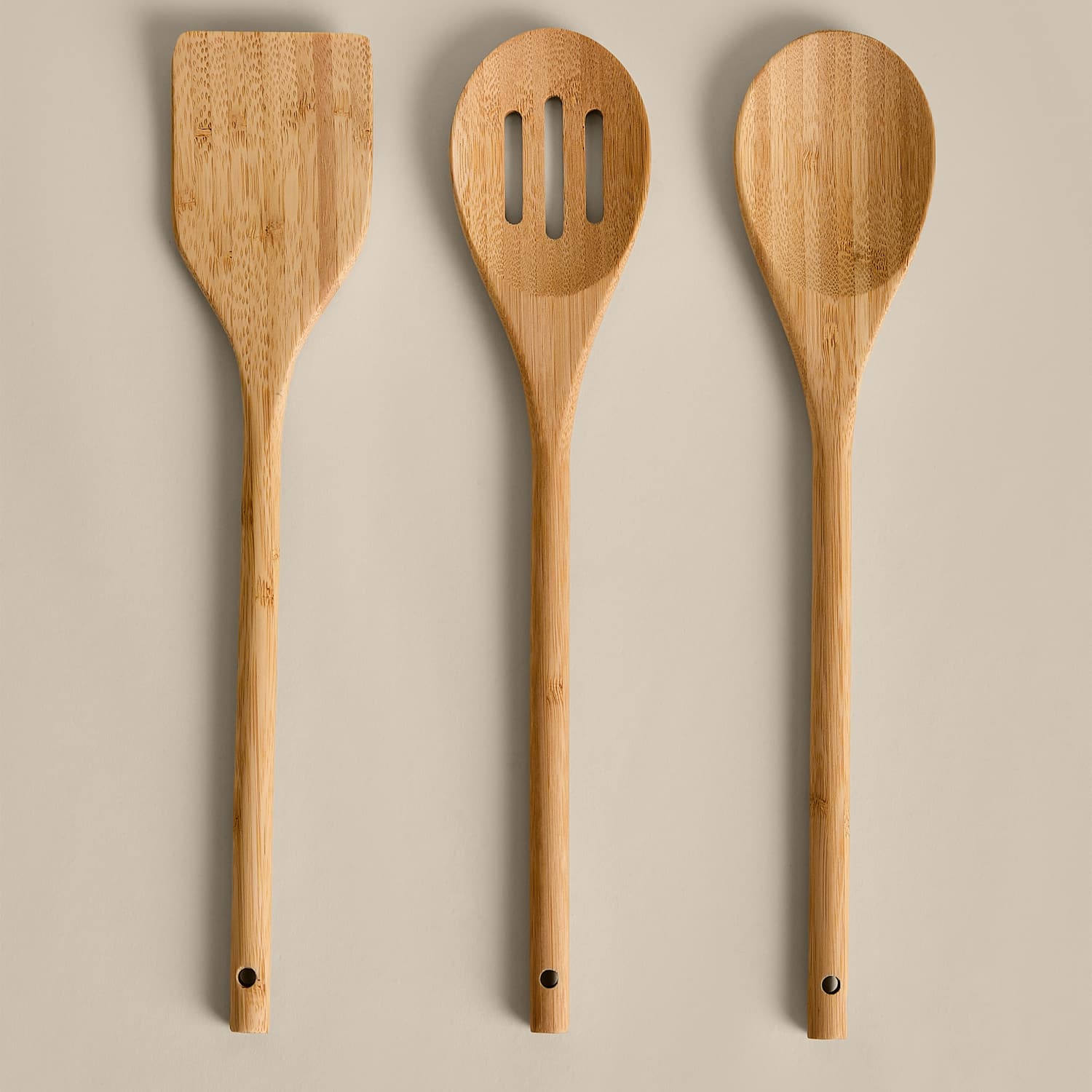 M&S Set of 3 Bamboo Wooden Utensils