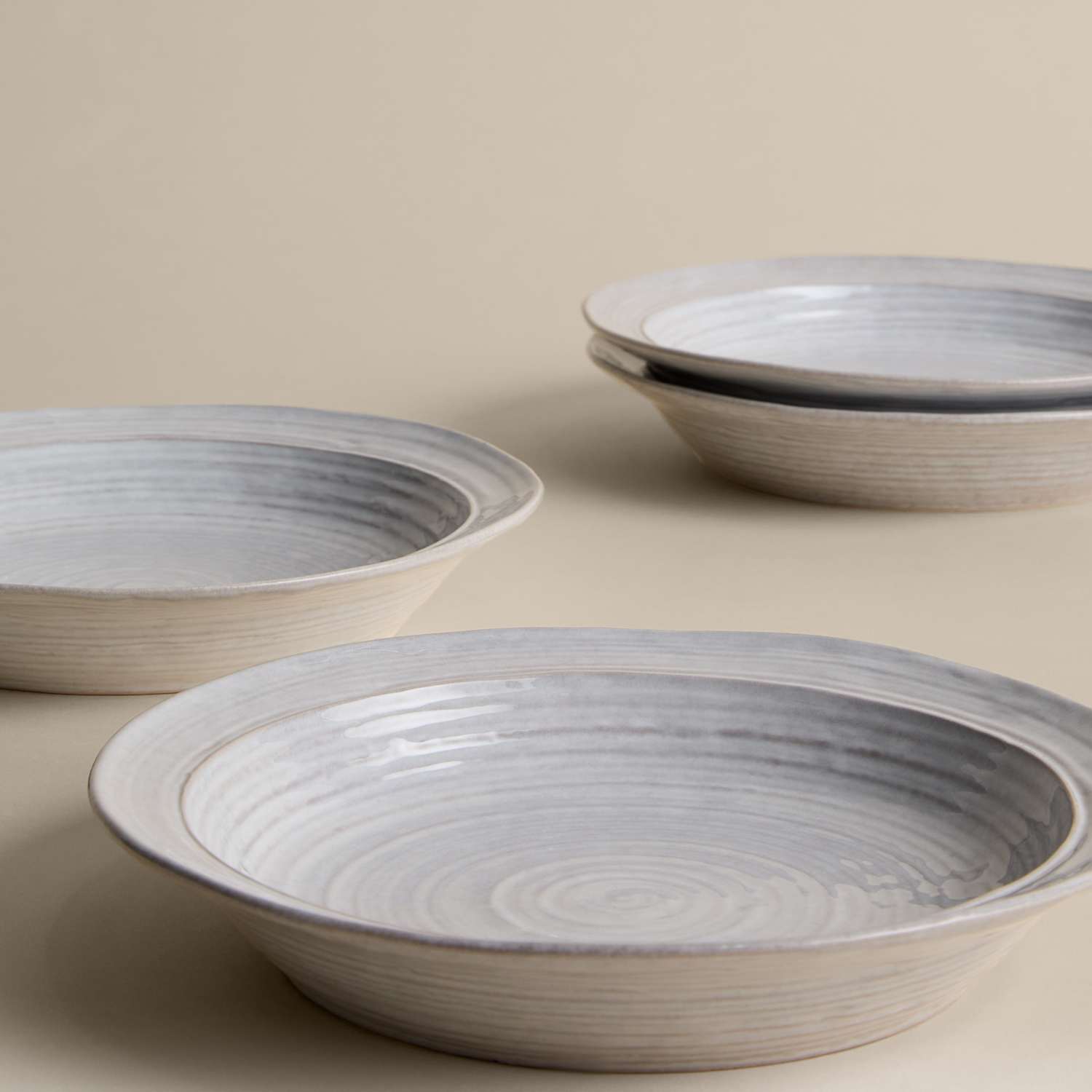 M&S Set of 4 Padstow Pasta Bowls - White