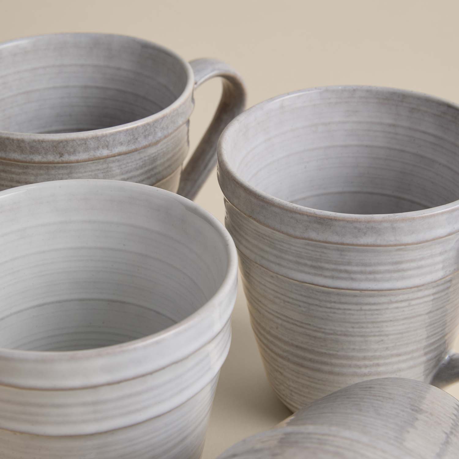 M&S Set of 4 Padstow Mugs - White