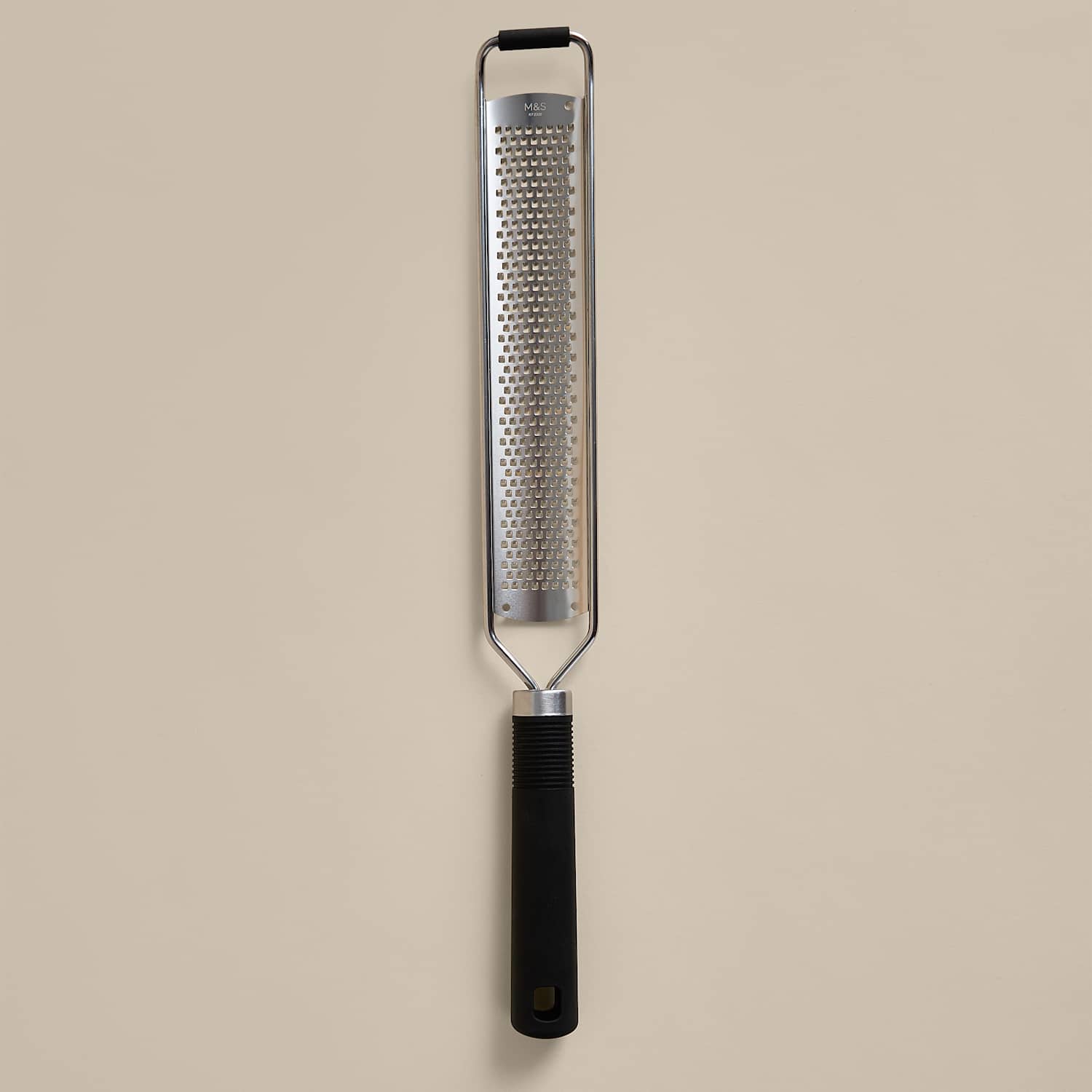 M&S Soft Grip Hand-Held Zester - Black