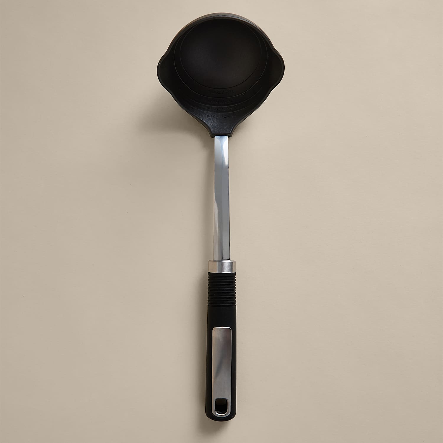 M&S Soft Grip Nylon Ladle - Black