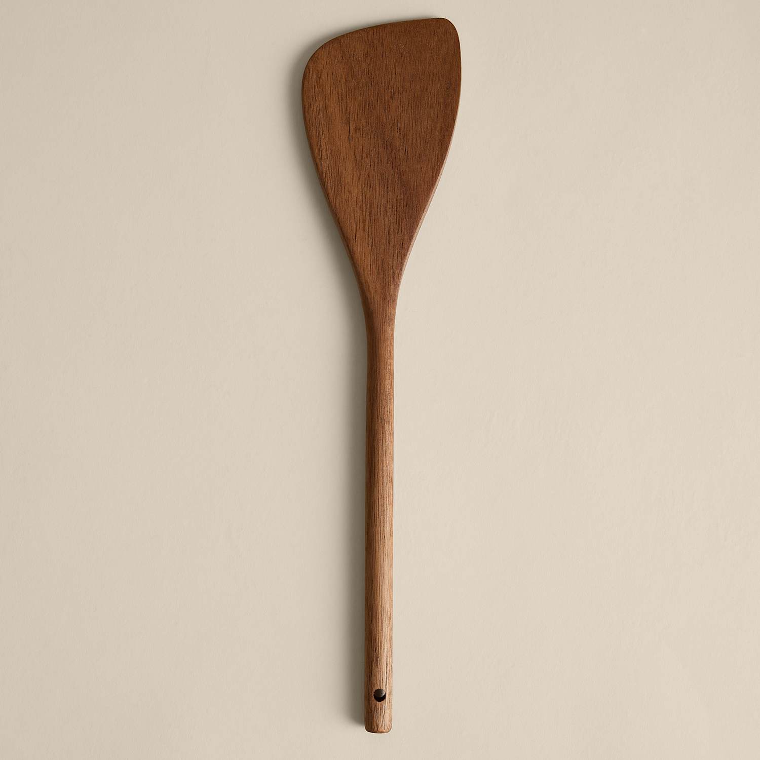 M&S Acacia Wooden Angled Spatula - Natural