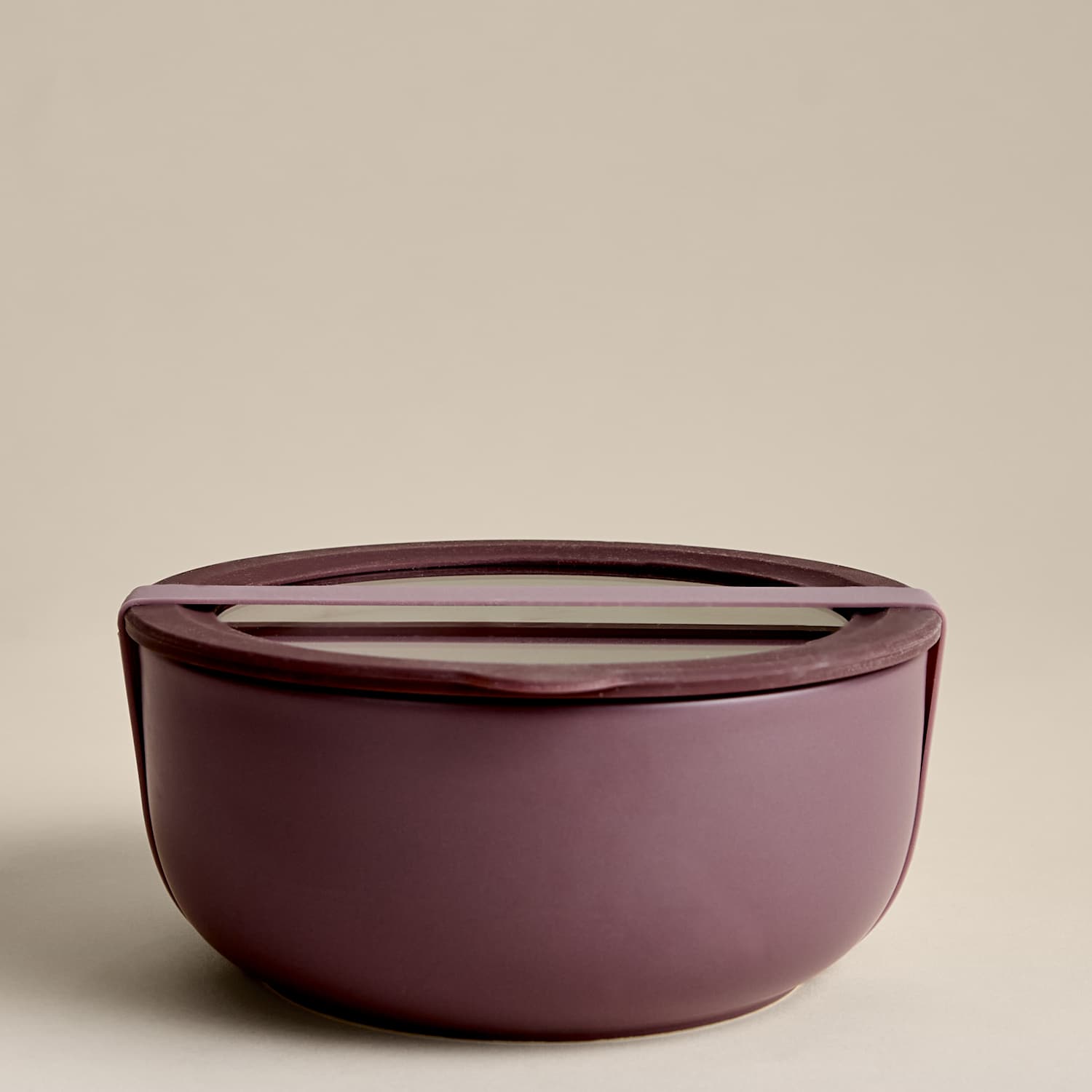 M&S Ceramic Storage Container - Purple