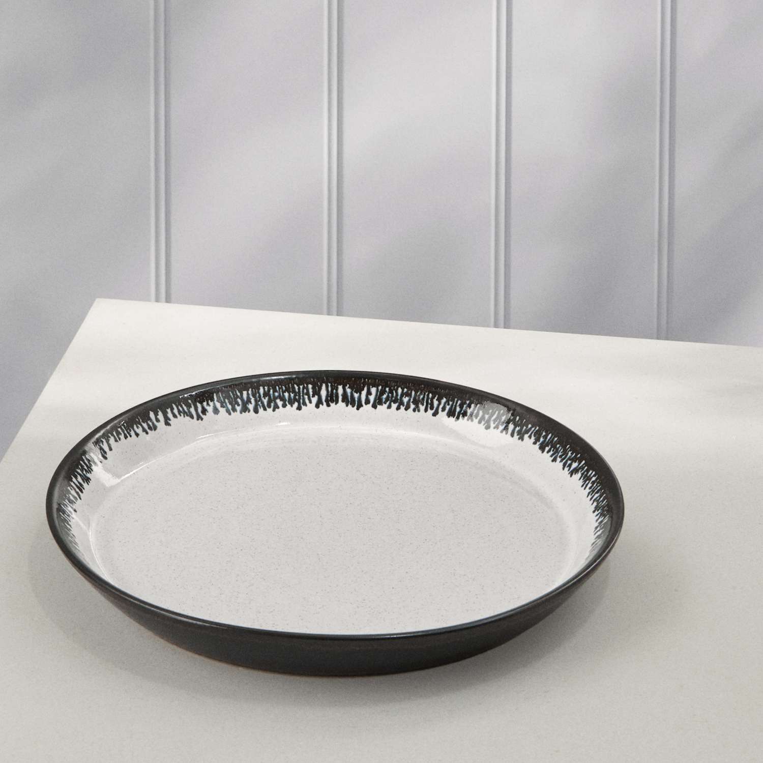M&S X Tom Kerridge Reactive Glaze Side Plate - Black