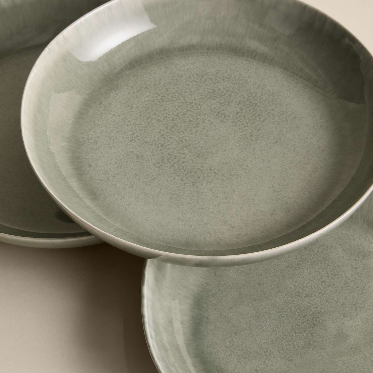 M&S Set of 4 Henley Stoneware Pasta Bowls - Green