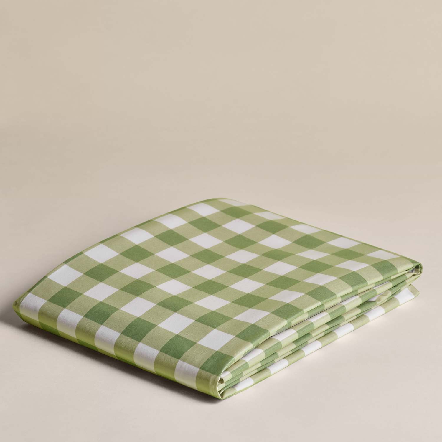 M&S Gingham Wipe Clean Tablecloth - Green Mix