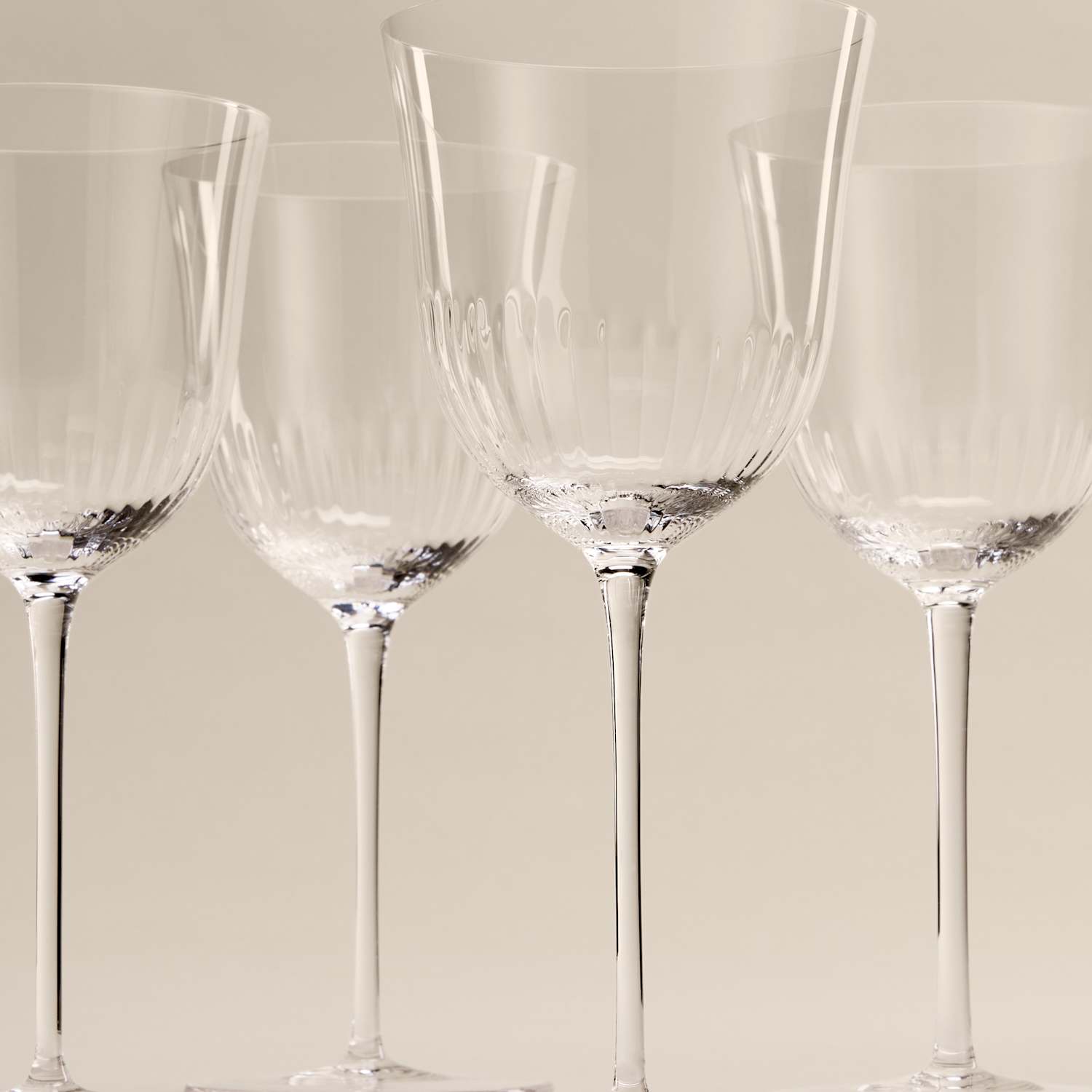 M&S Set of 4 Delphine Wine Glasses - Clear
