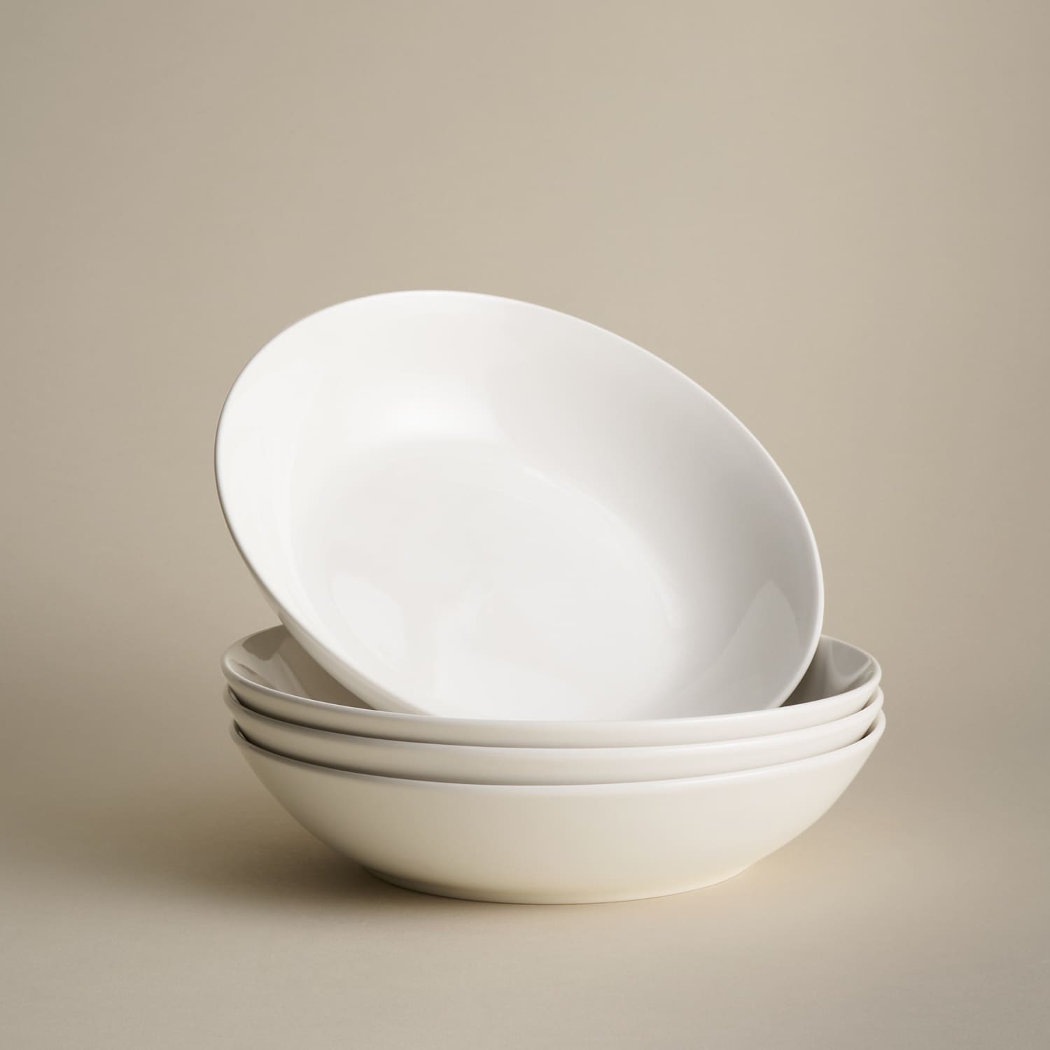 M&S 4 Pack Everyday Pasta Bowls - White