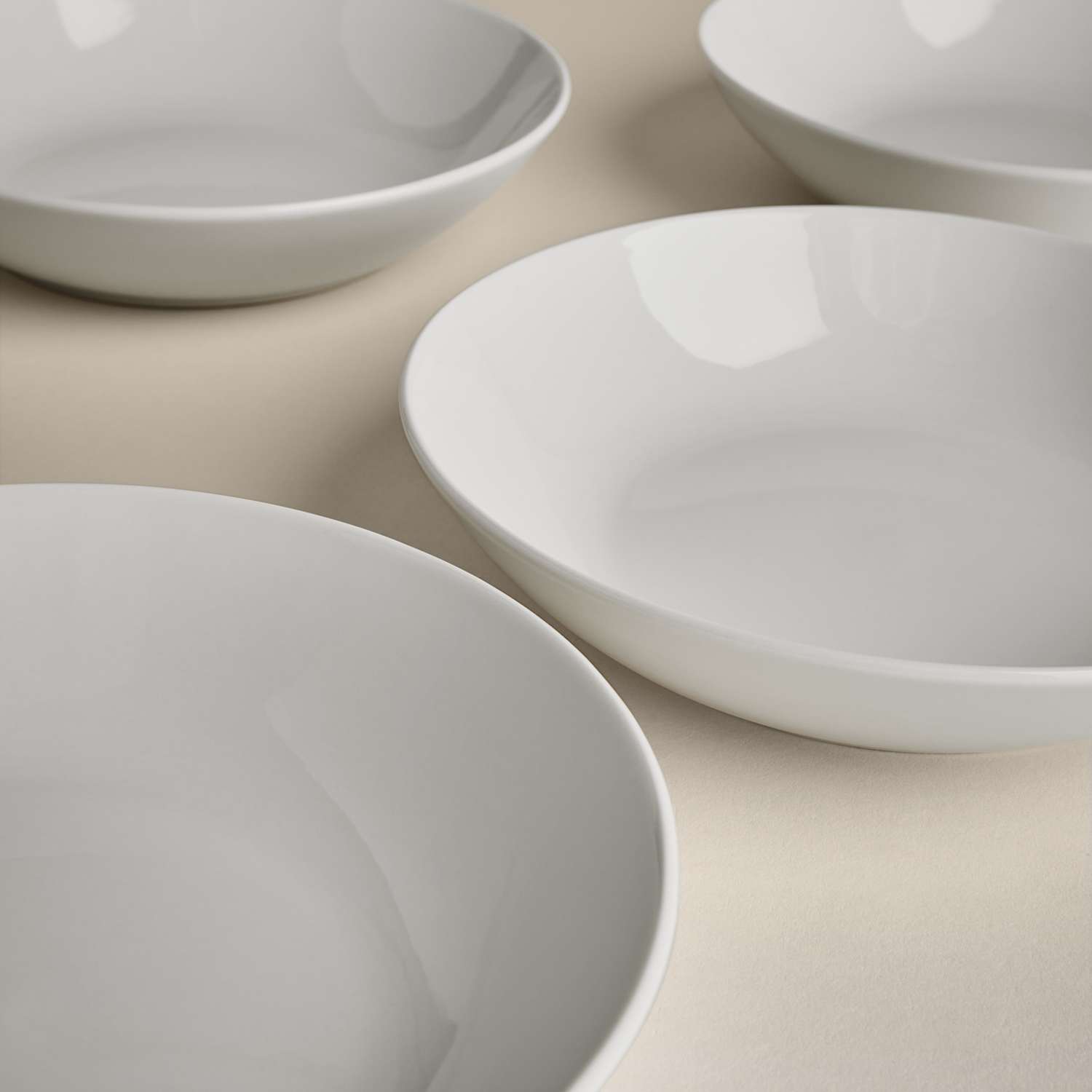M&S Remarksable 4 Piece Pasta Bowl Set - White