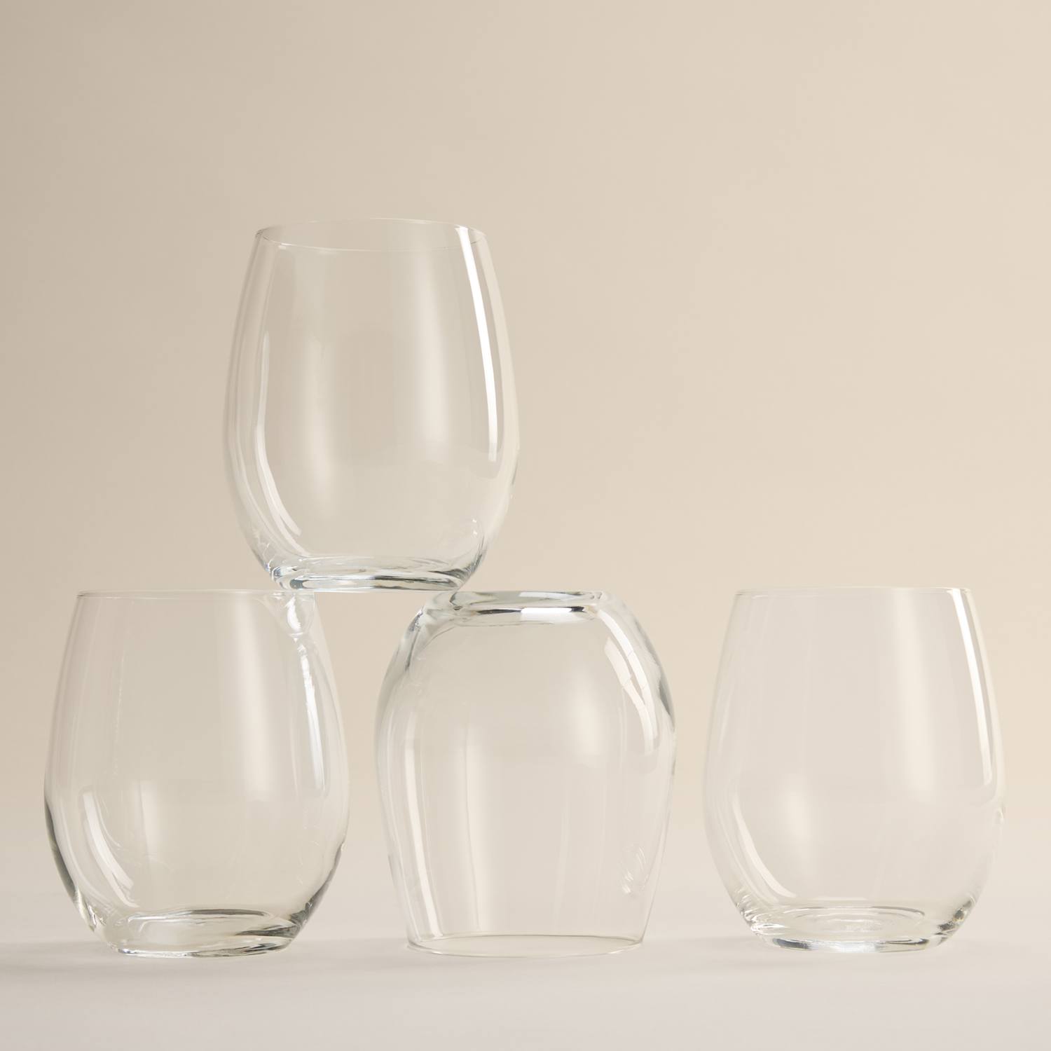 M&S Set of 4 Everyday Tumblers - Clear