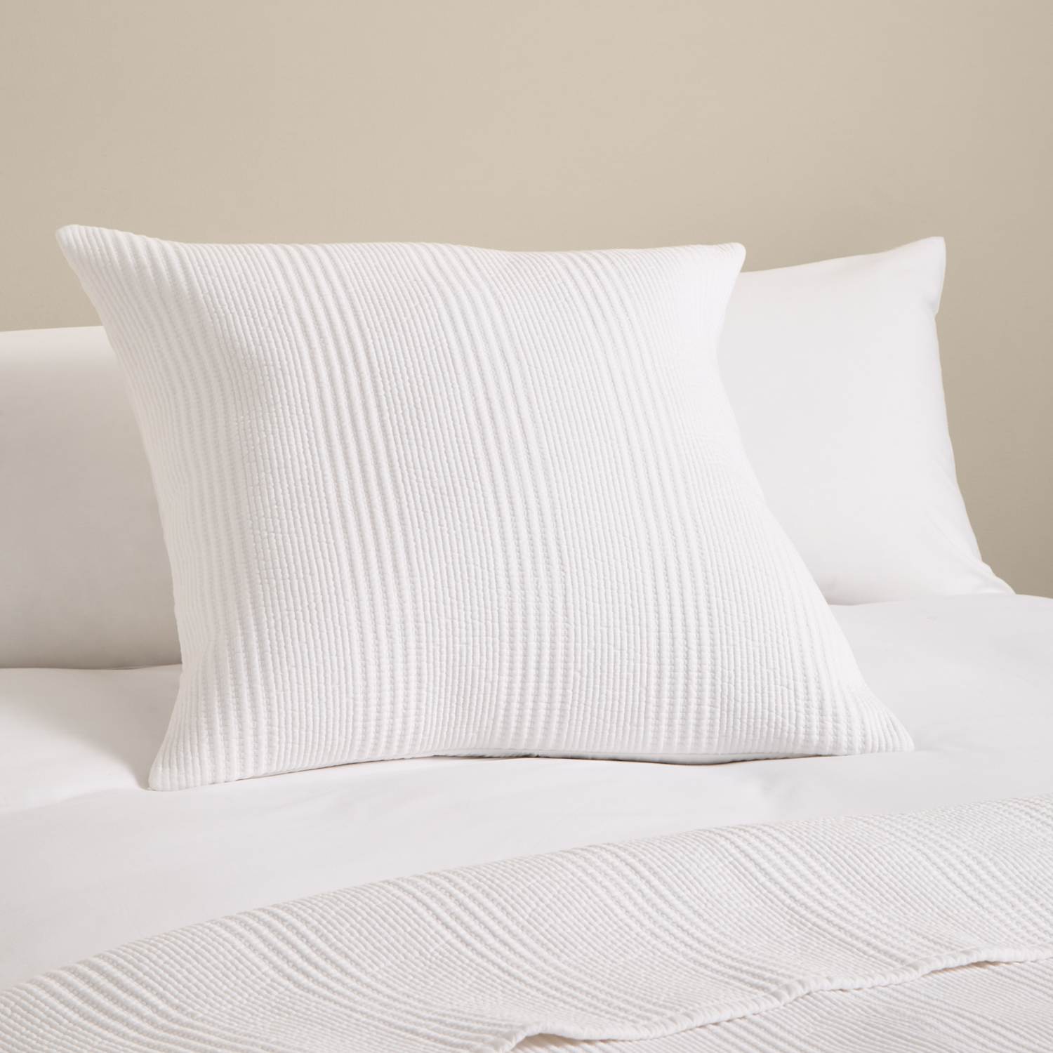 M&S Cotton Rich Large Decorative Cushion - White