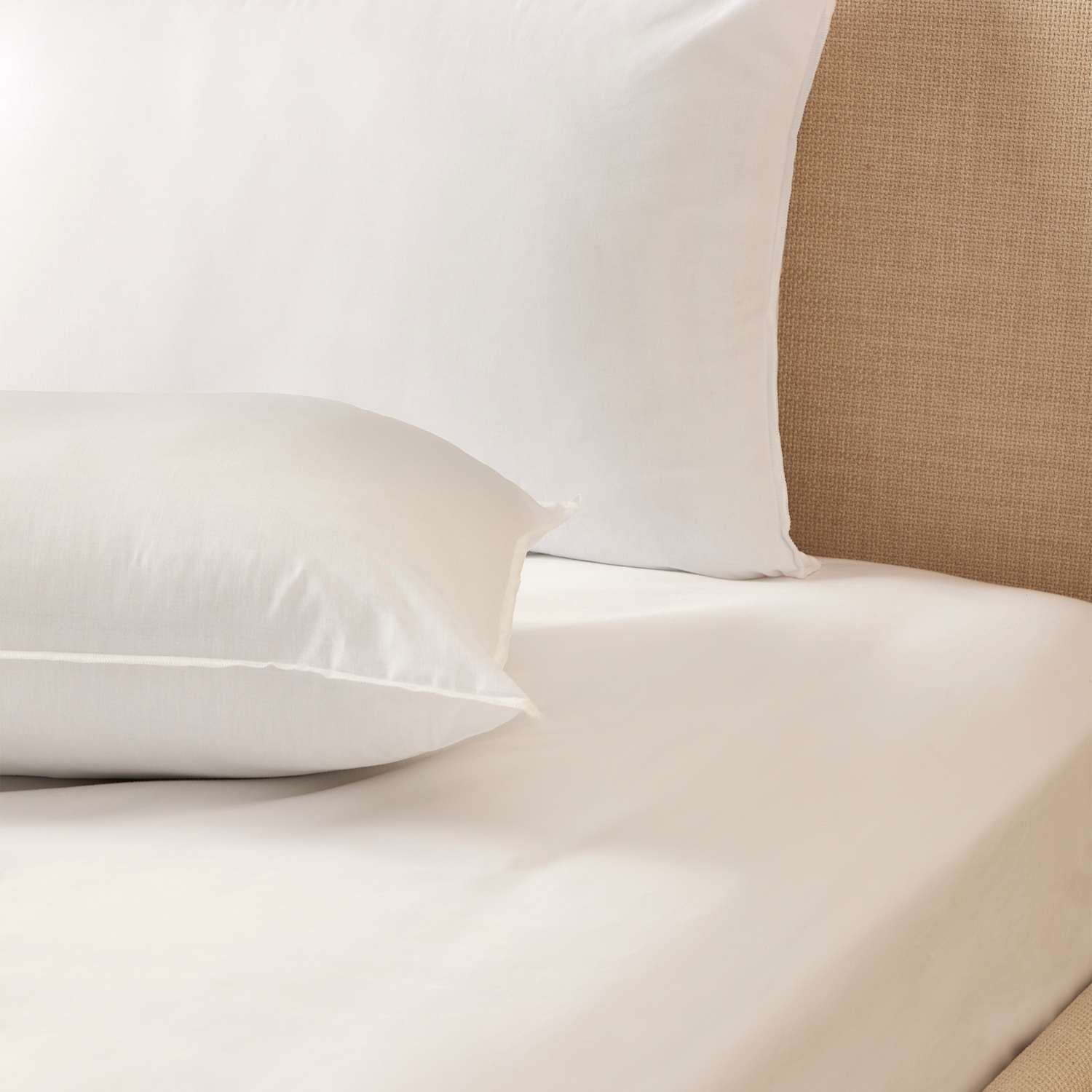 M&S 2 Pack Stay Cool Pure Cotton Firm Pillows - White