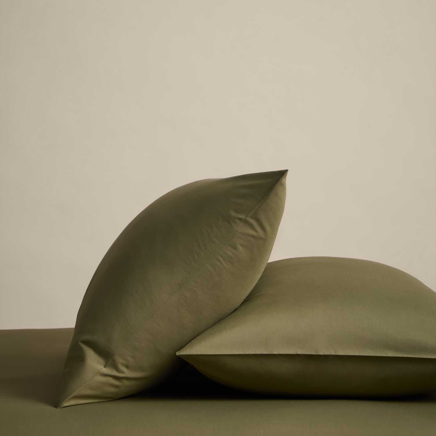M&S 2 Pack Cotton Rich Pillowcases - Fern
