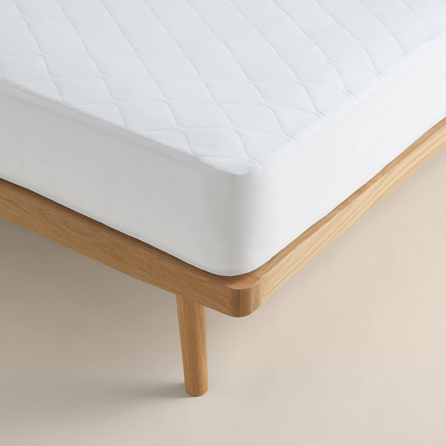 Body Sensor Body Temperature Control Extra Deep Mattress Protector - Single (3 ft) - White