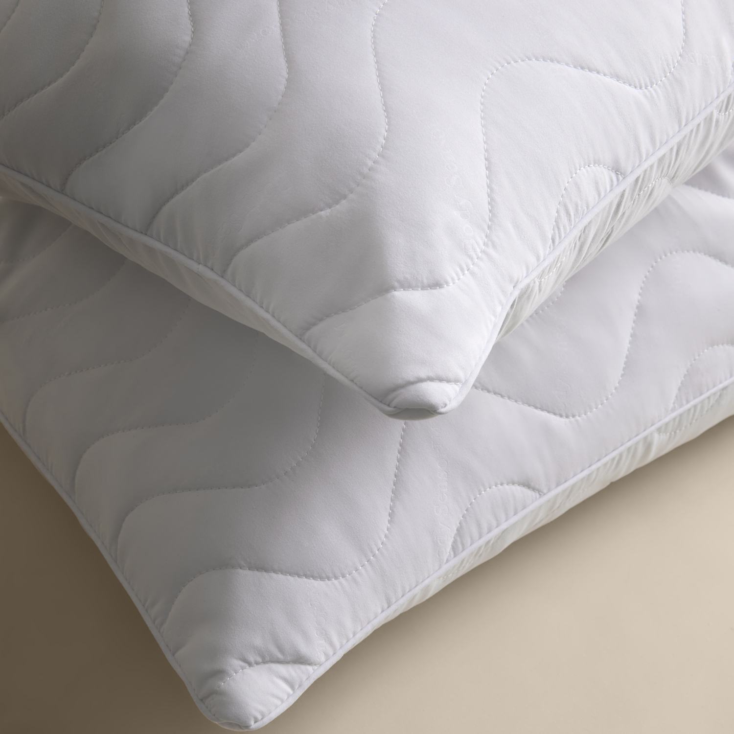 Body Sensor 2 Pack Body Temperature Control Medium Pillows - White