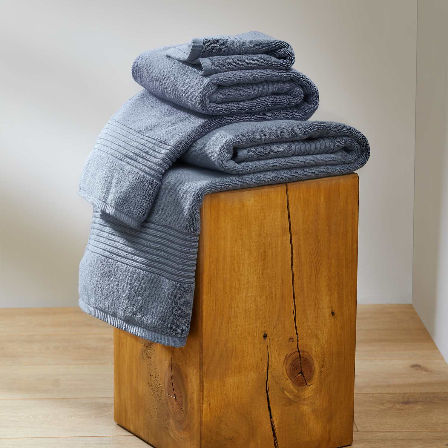 M&S Plush Egyptian Cotton Towel - 2 Pack Face Towels - Petrol