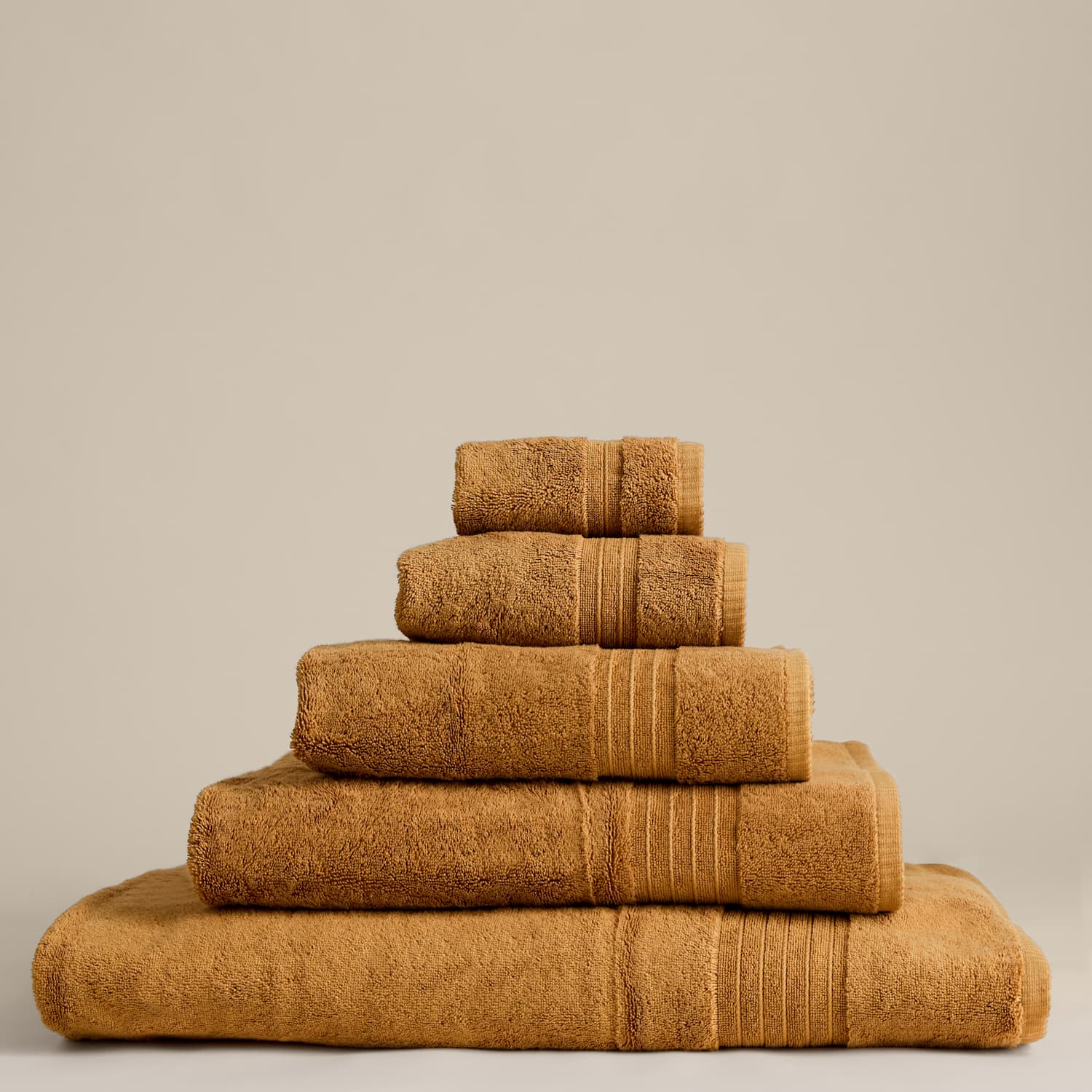 M&S Egyptian Cotton Towel - Bath Towel - Antique Gold