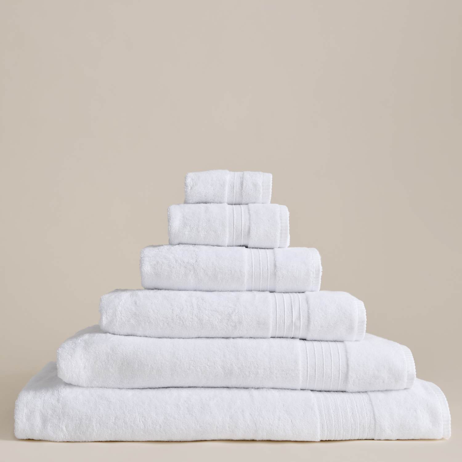 M&S Egyptian Cotton Towel - 2 Pack Face Towels - White